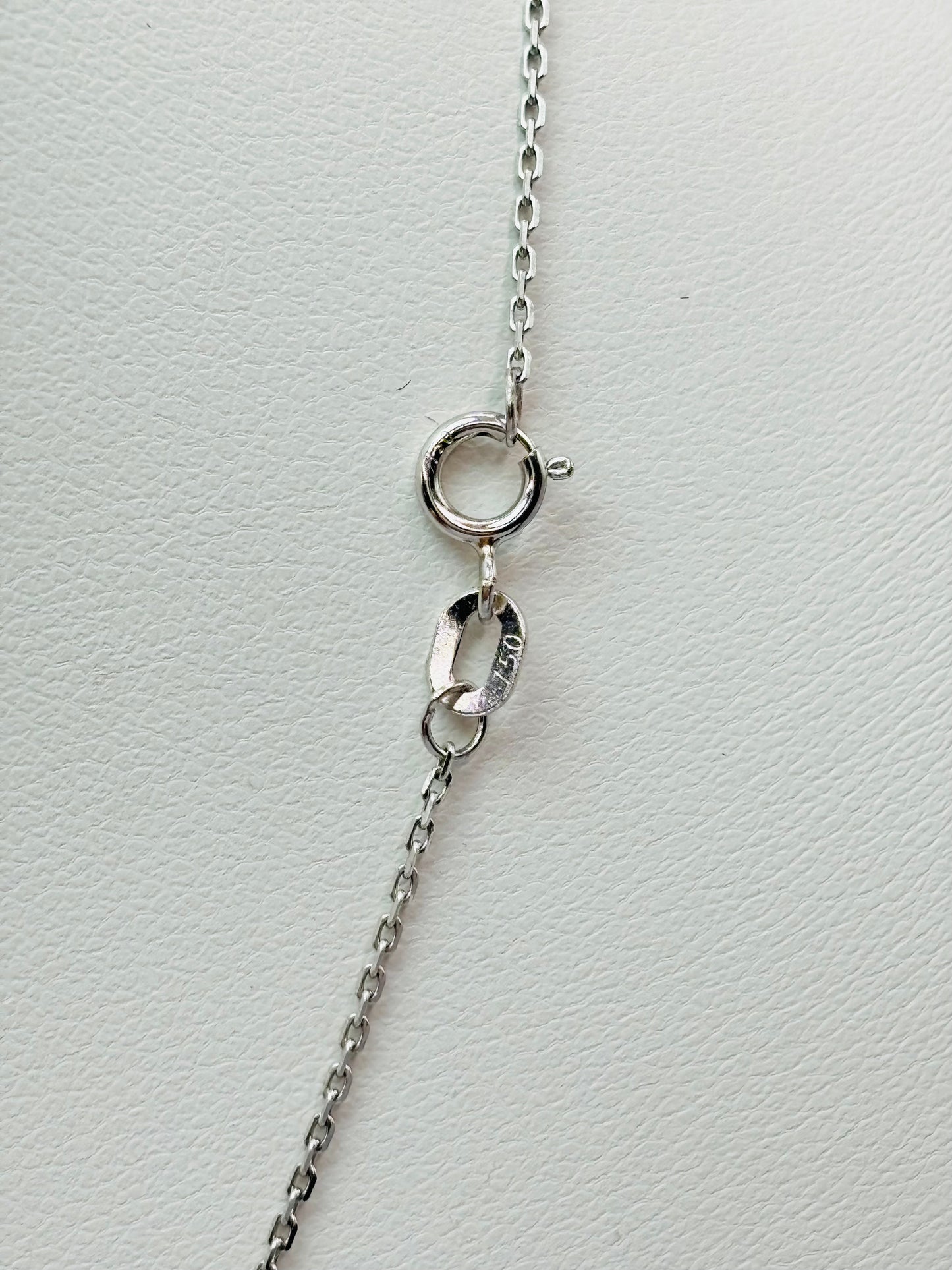 K18 Japan Clover 0.50ct Natural Diamond Necklace