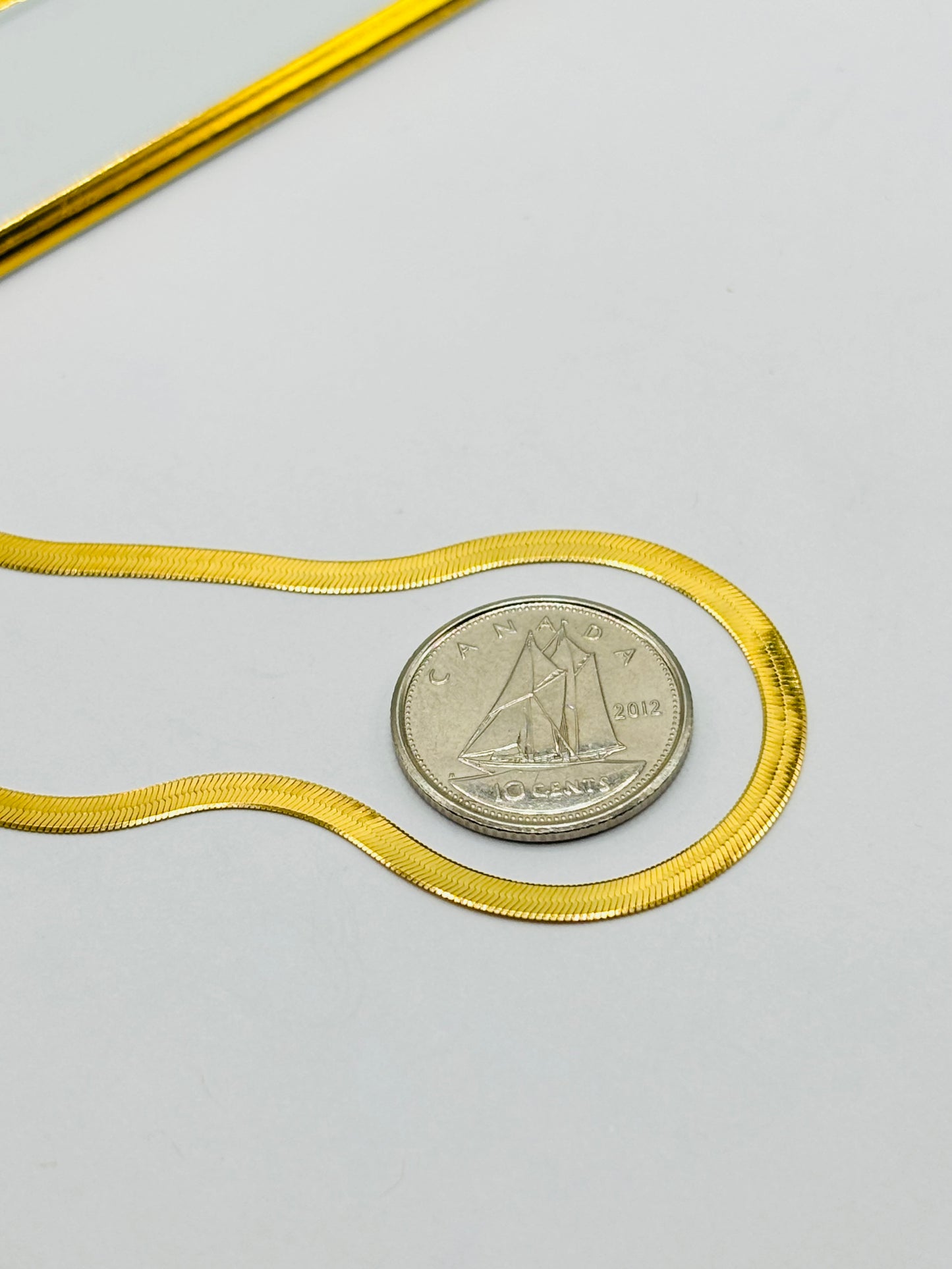 18K Gold Snake Flat Bracelet