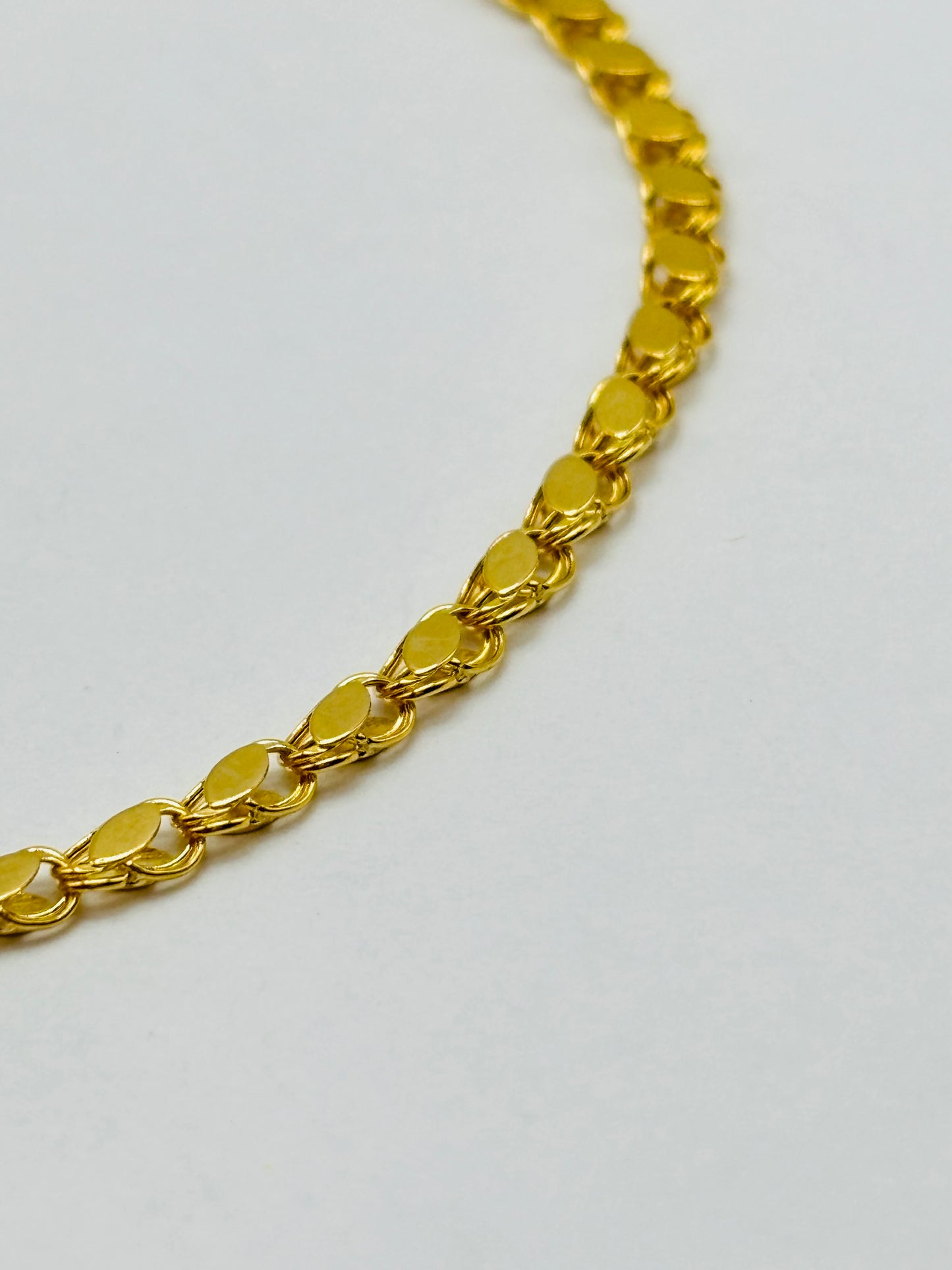18K Gold Damascus Bracelet Slim
