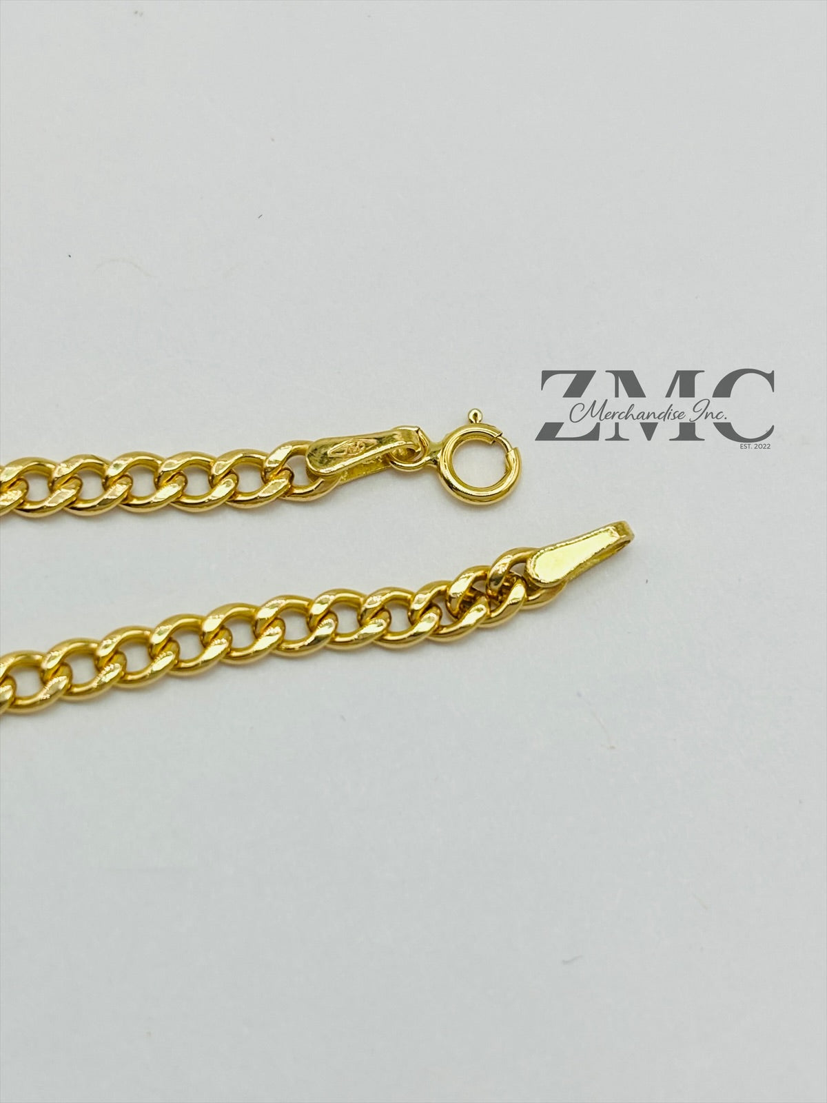 18K Gold Curb Bracelet
