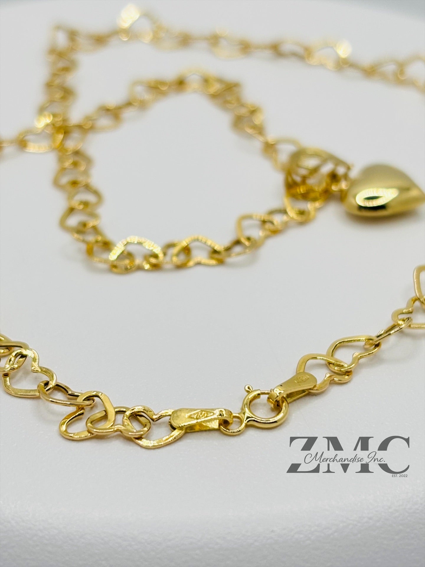18K Gold Unlimited Heart Necklace