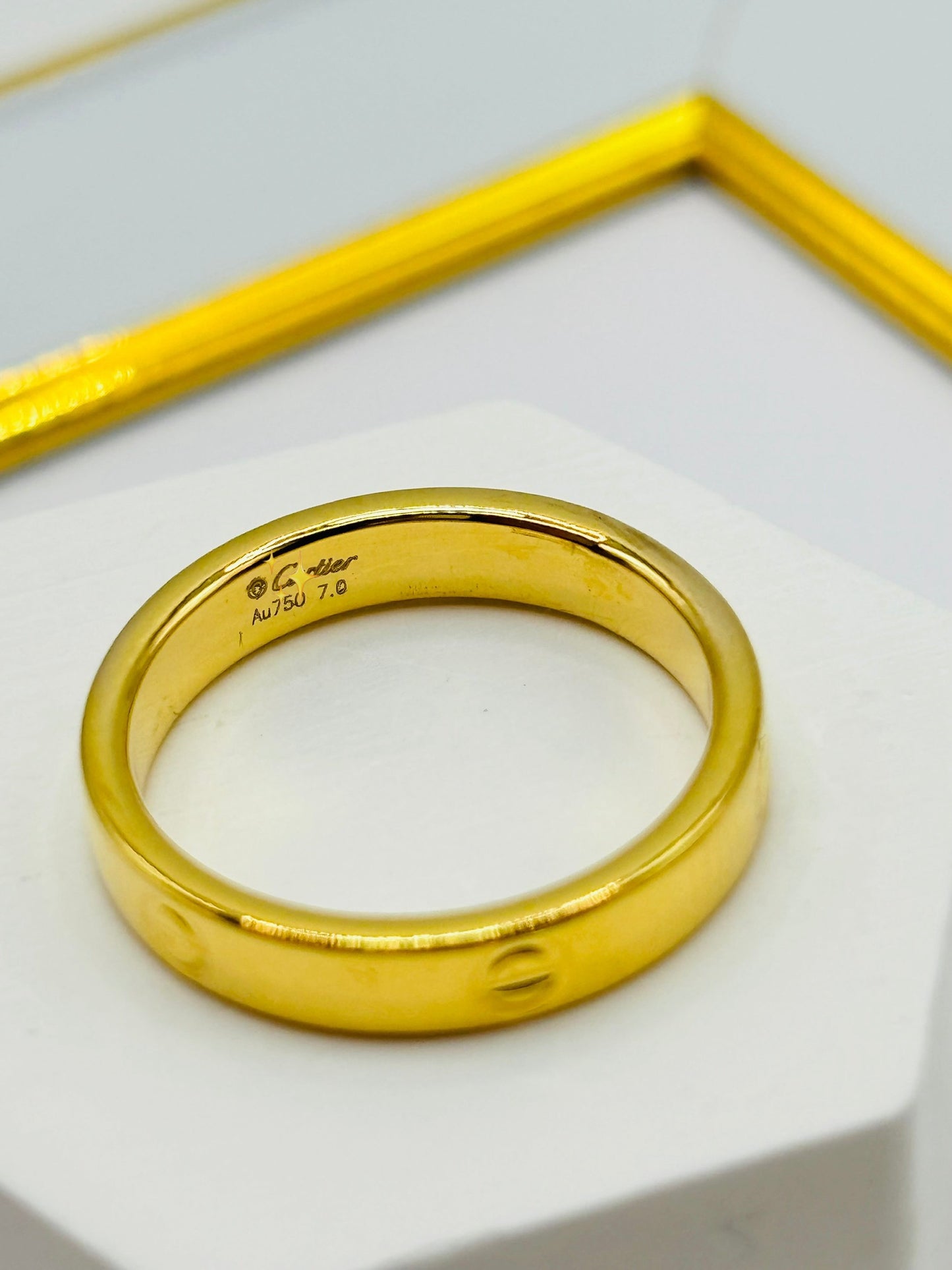 18K Gold Couple Ring