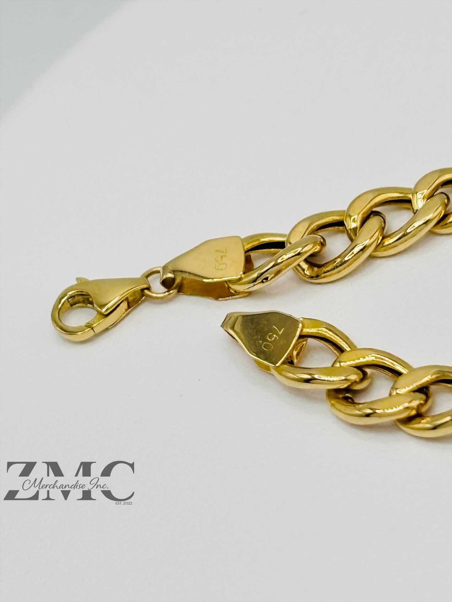18K Gold Curb Bracelet