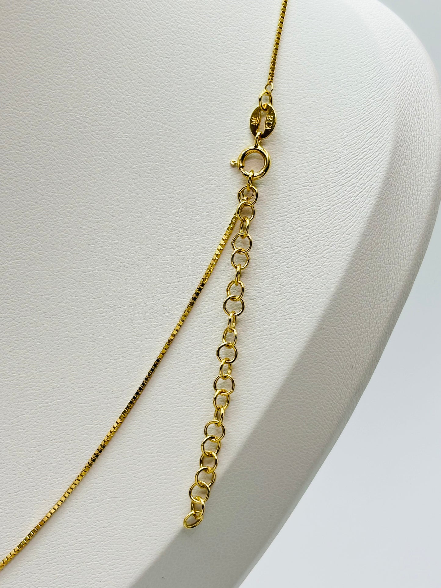 K18 Japan Gold Attached Heart Necklace