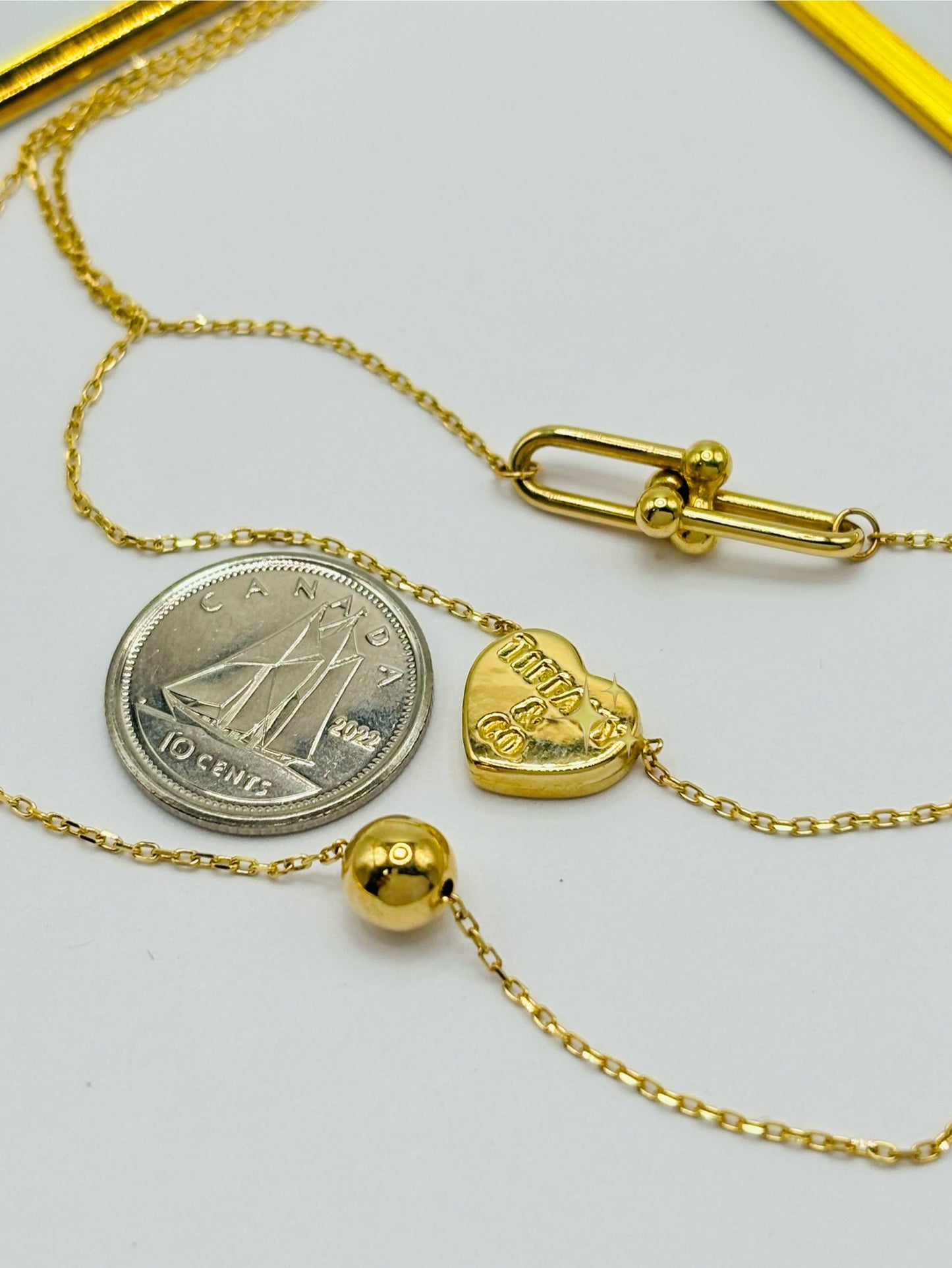 K18 Japan Gold 3 Layered Necklace