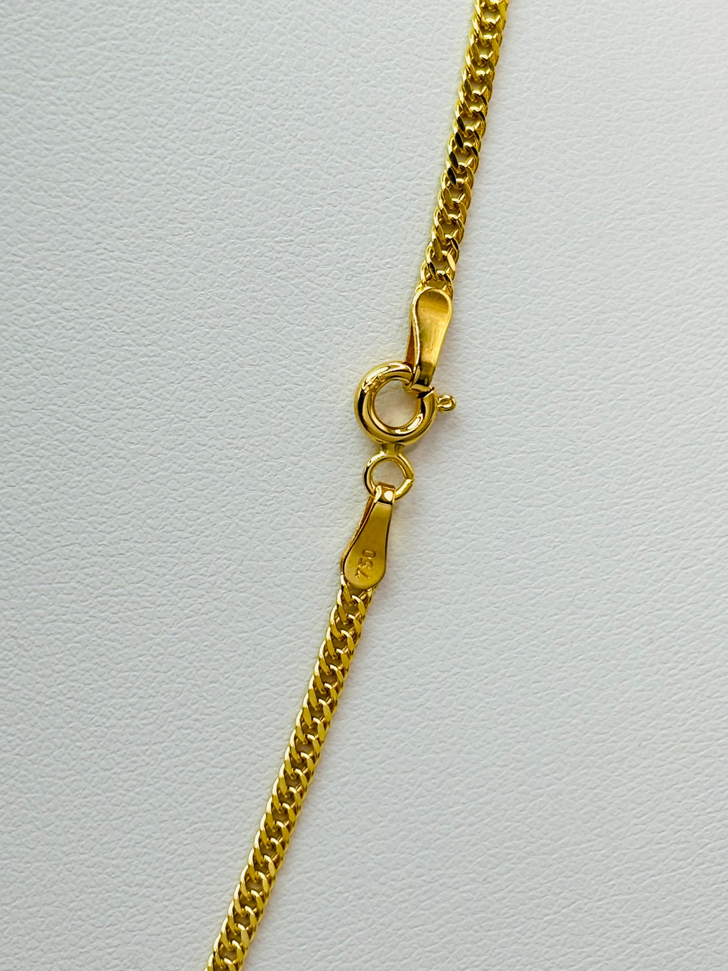 18K Gold Square Dragon Necklace