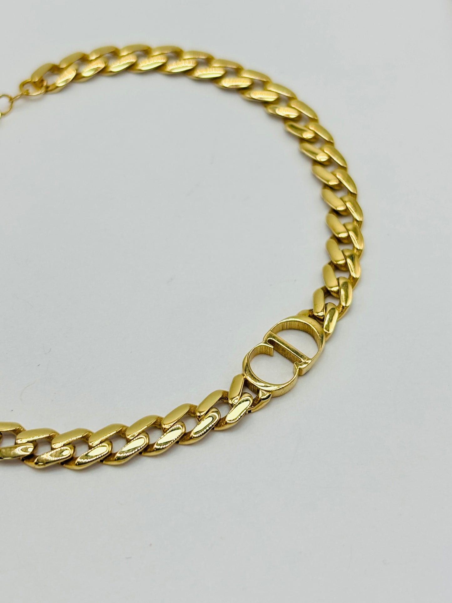 18K Gold CD Bracelet
