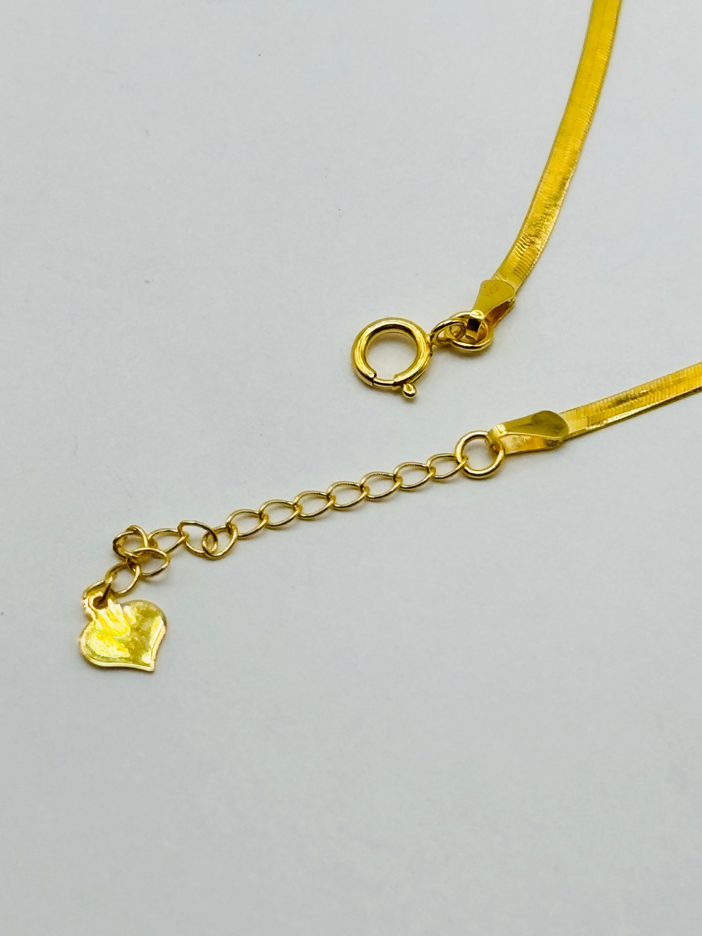 18K Gold Flat Snake Bracelet