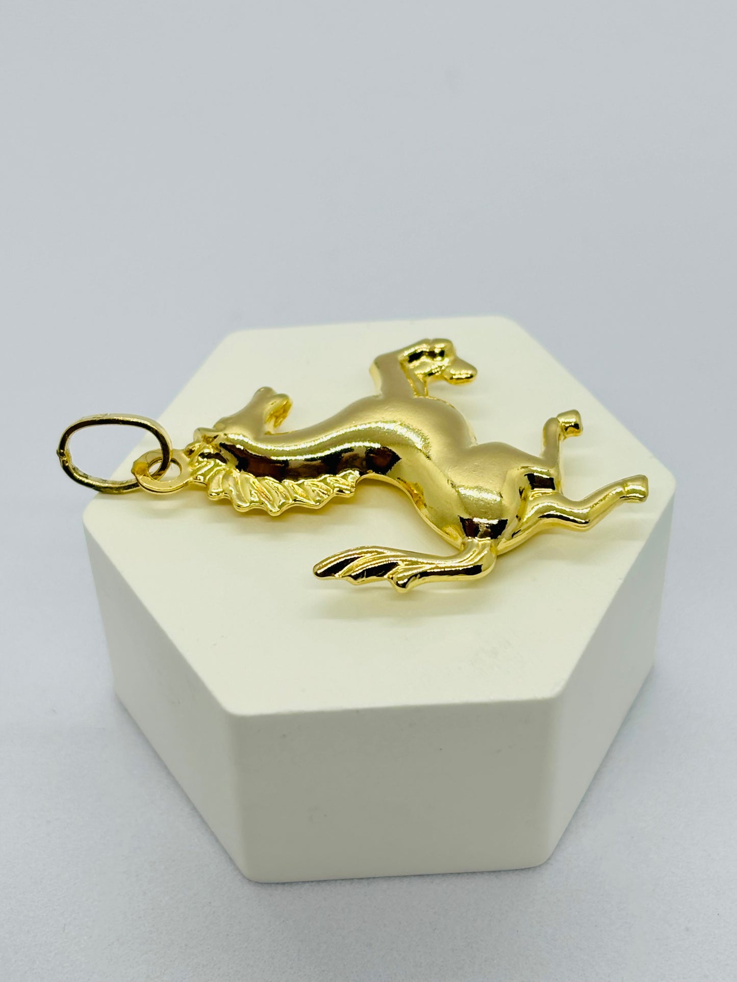 18K Gold Horse Pendant
