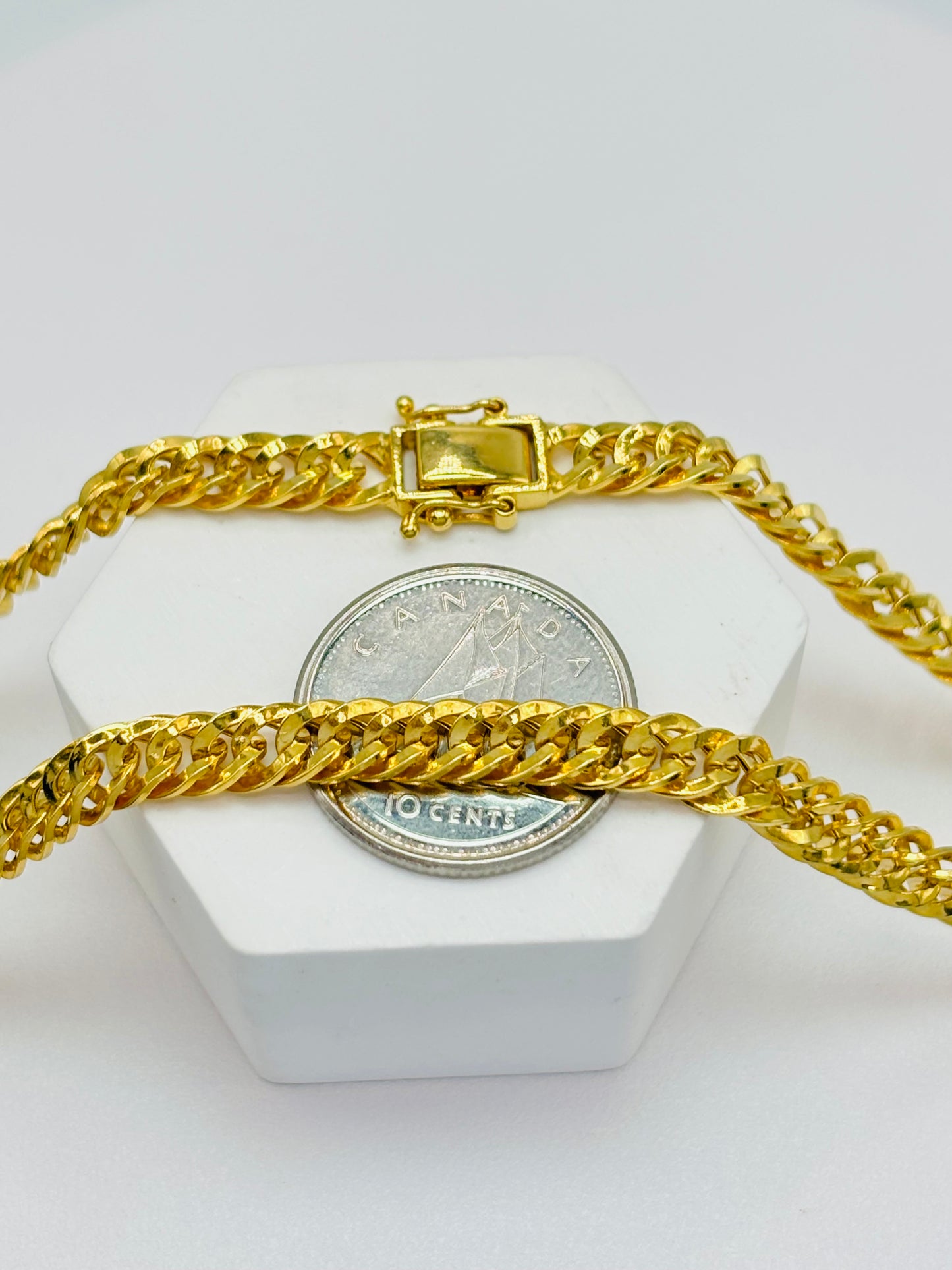 K18 Japan Gold Triple Lock Chain 4.8mm