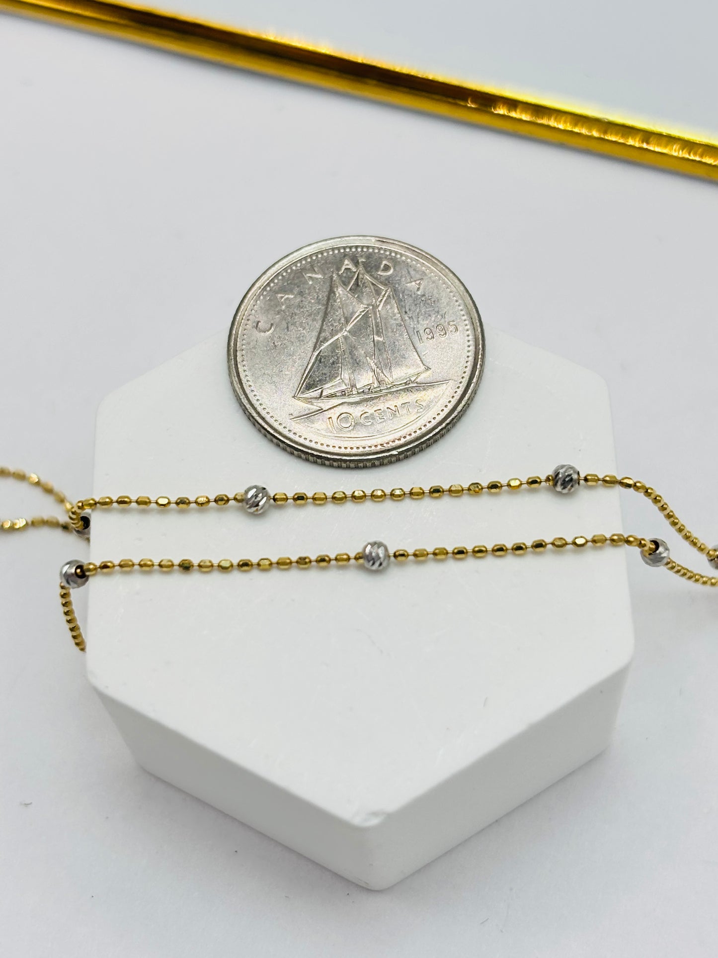 18K Gold Double Bracelet