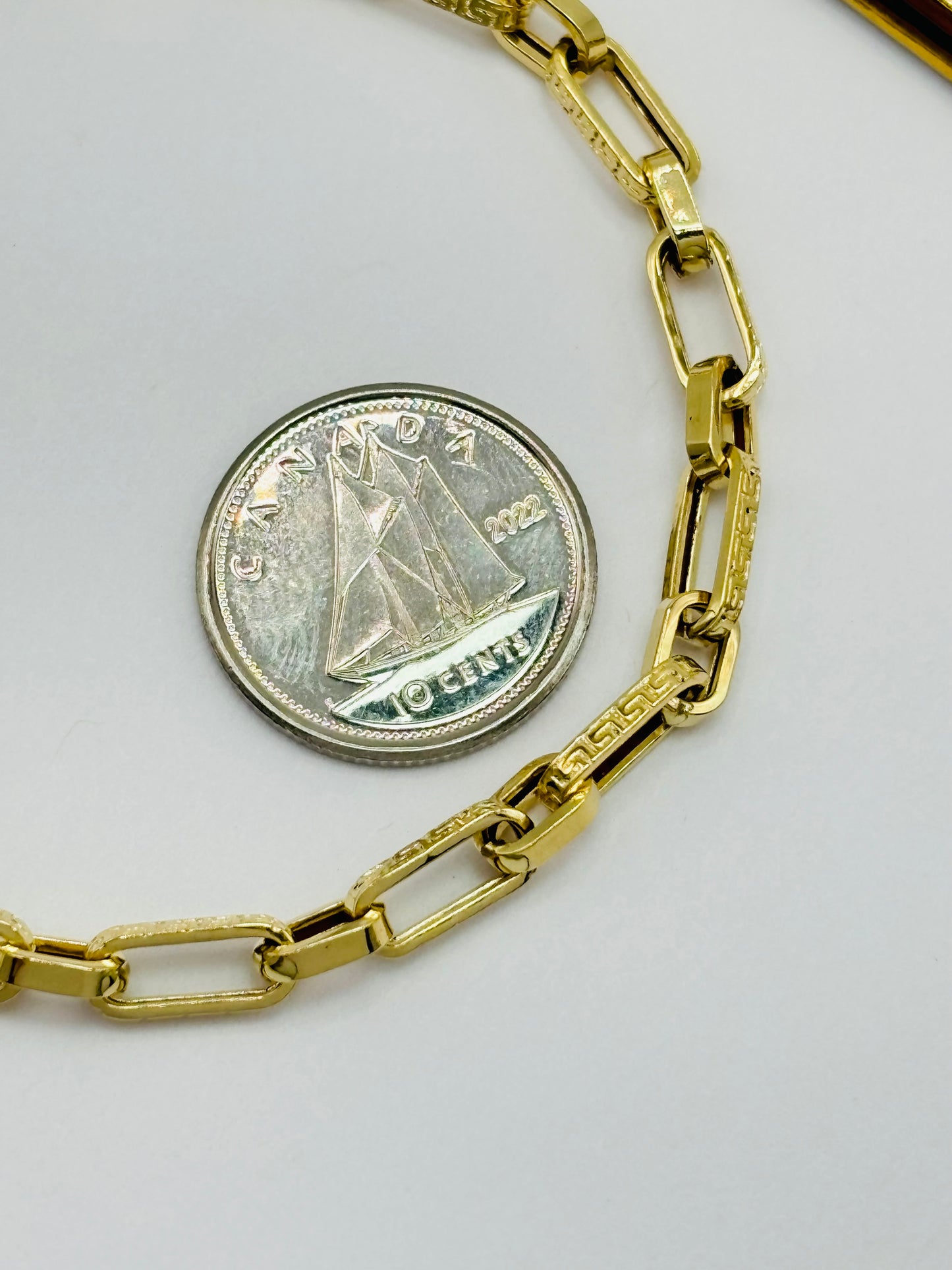 K18 Japan Gold F Paperclip