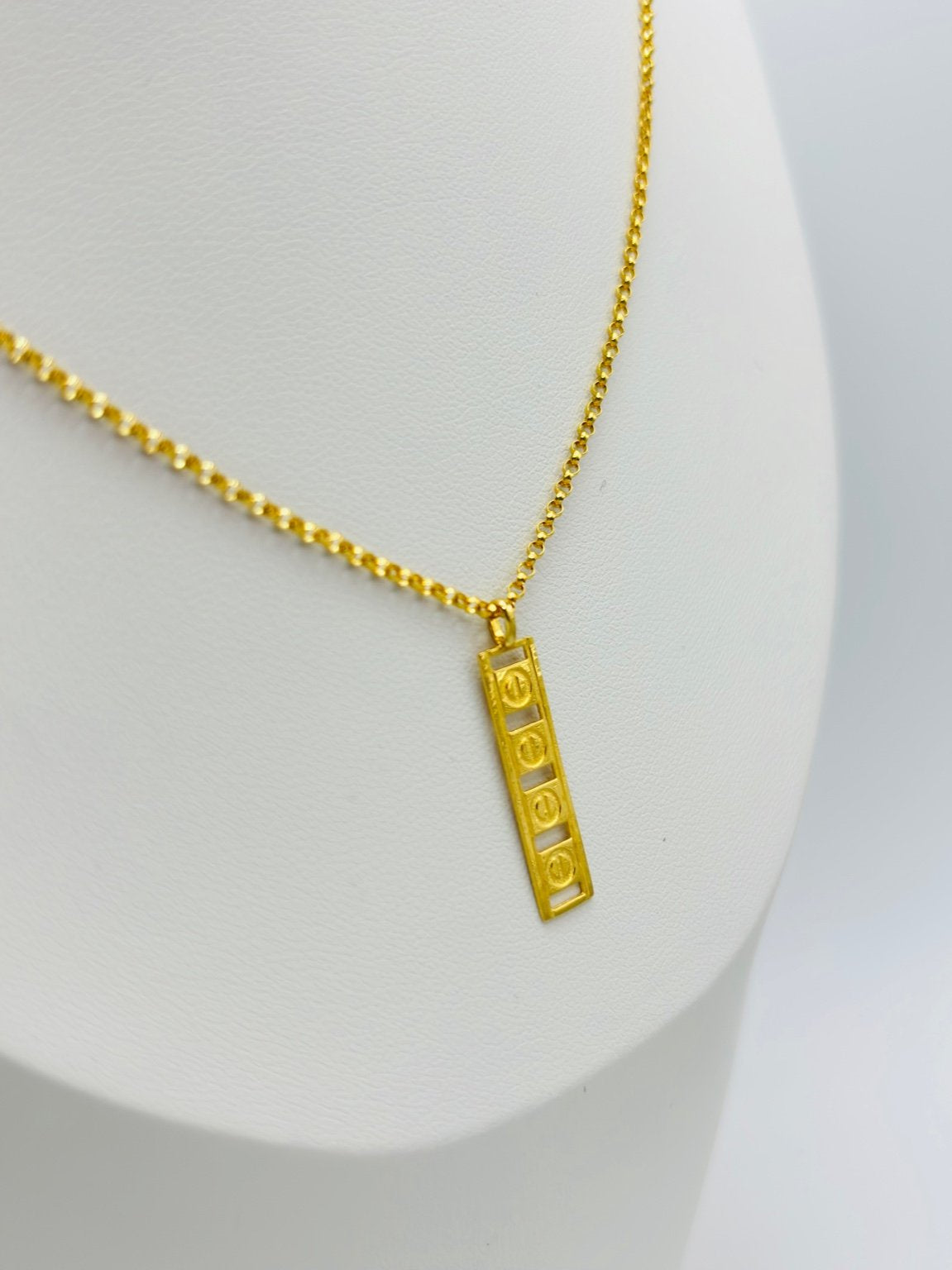 18K Gold Long Necklace