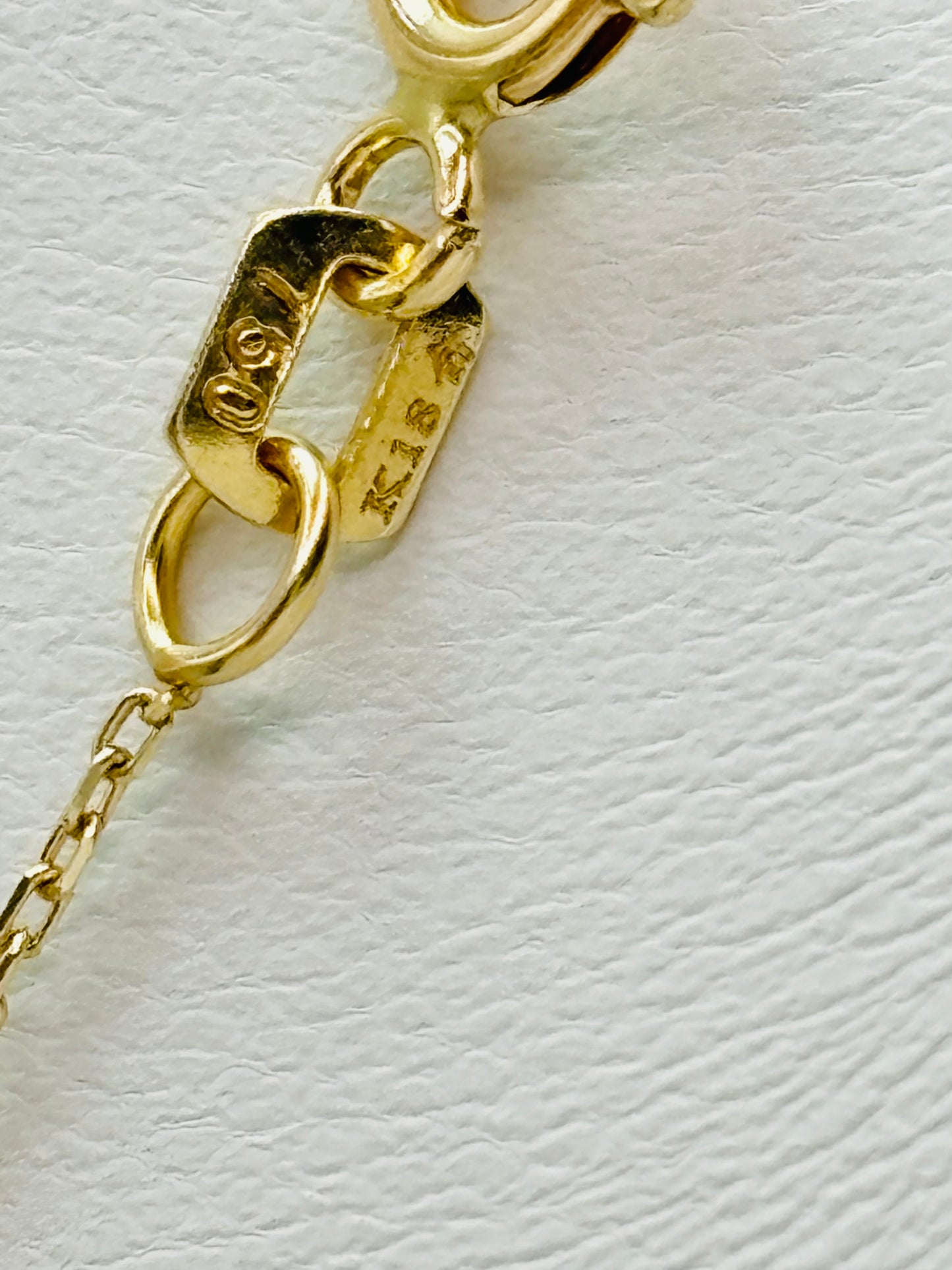 K18 Japan Gold Rosary Necklace