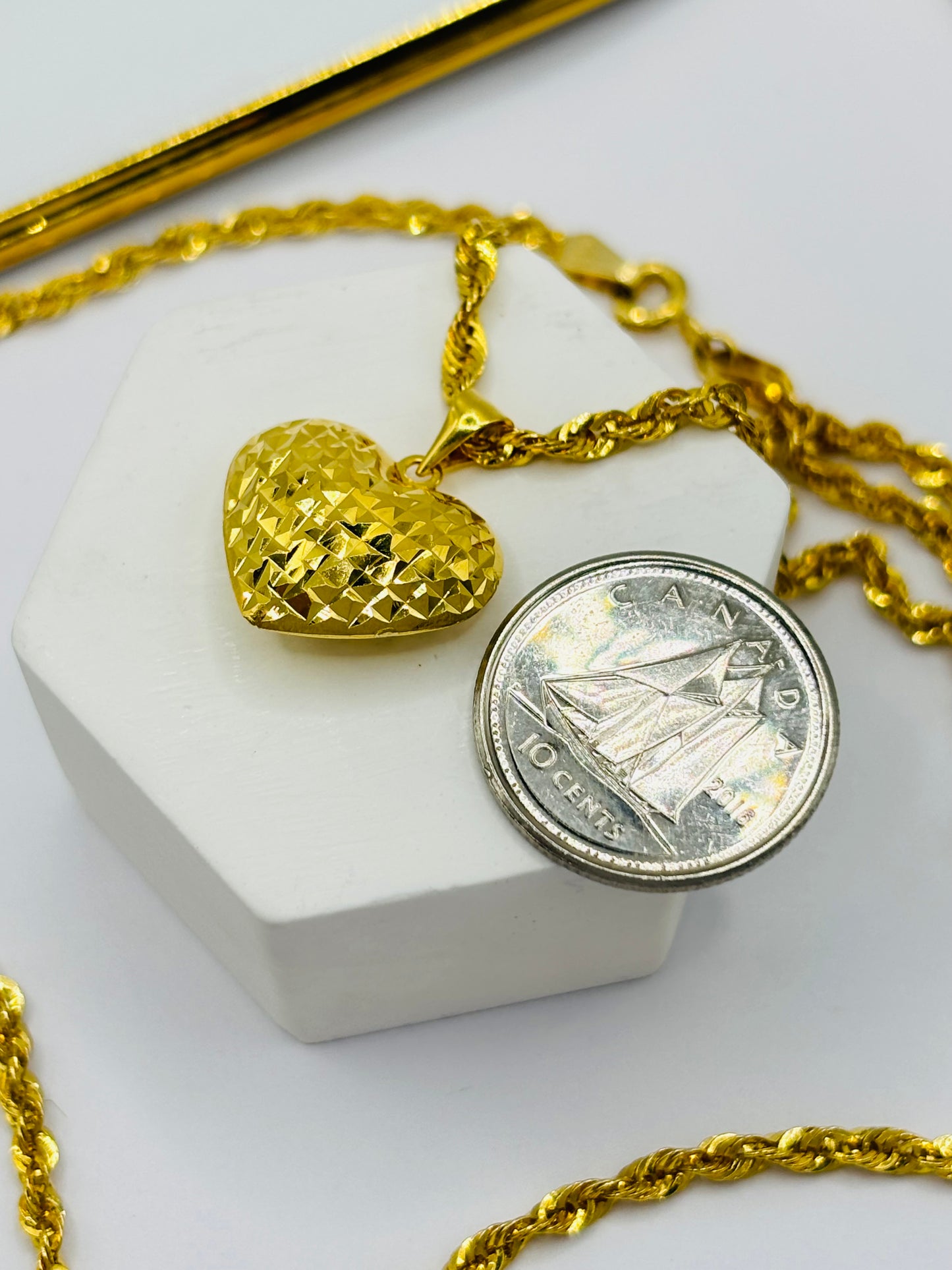18K Gold Rope Necklace
