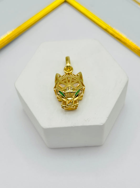 K18 Japan Gold Panther Pendant