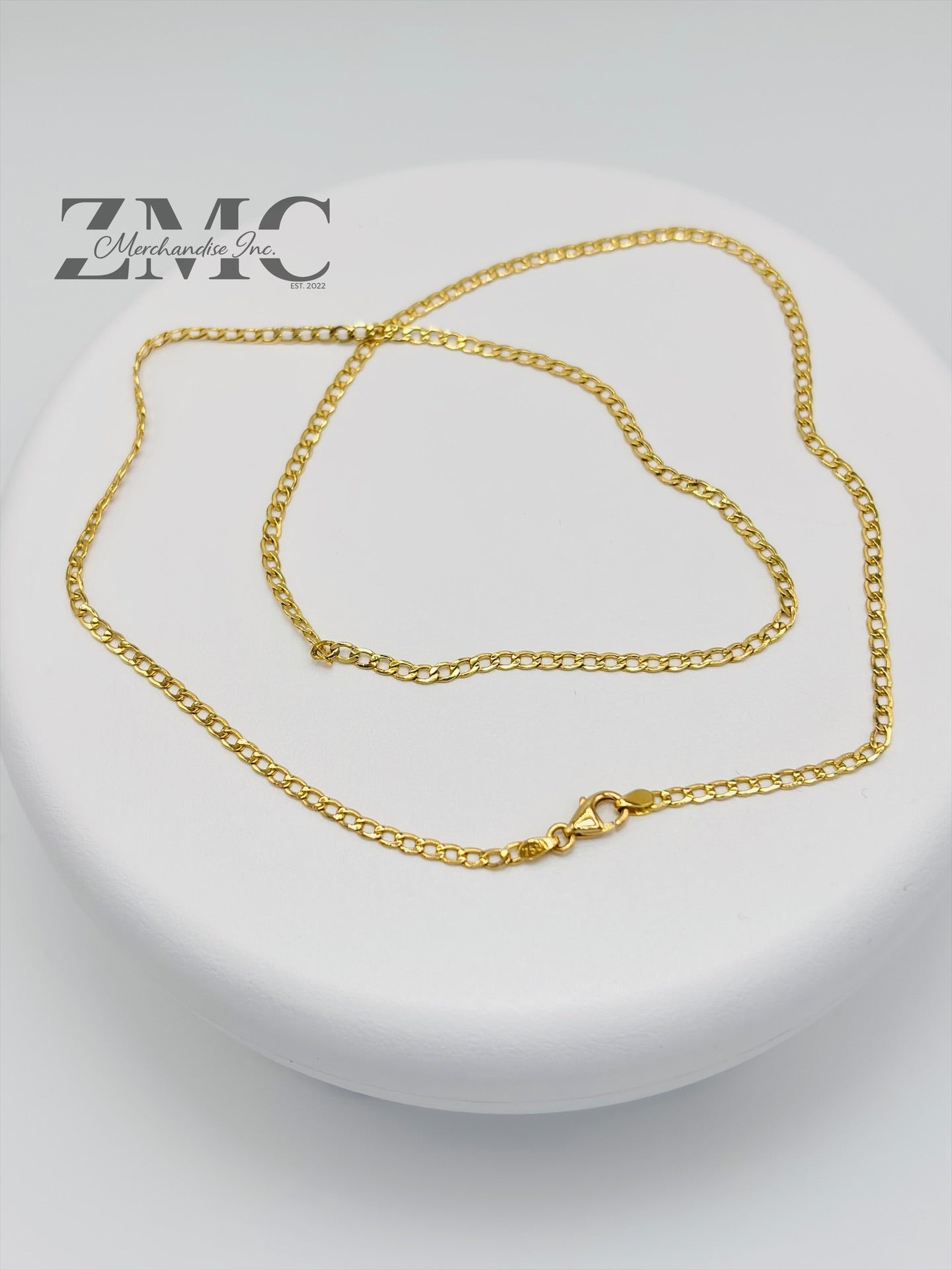 18K Gold Curb Chain