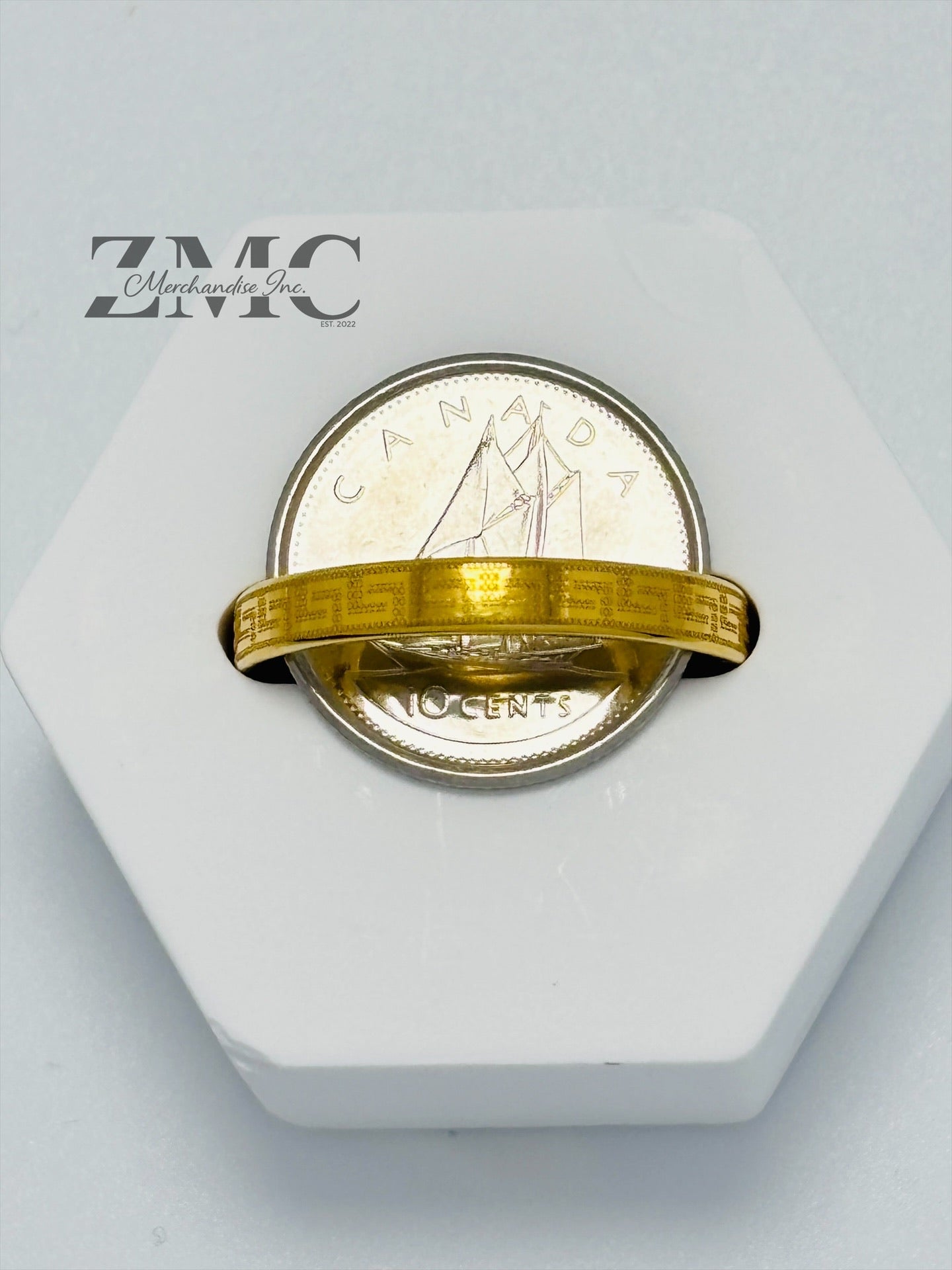 18K Gold Ver Couple Ring