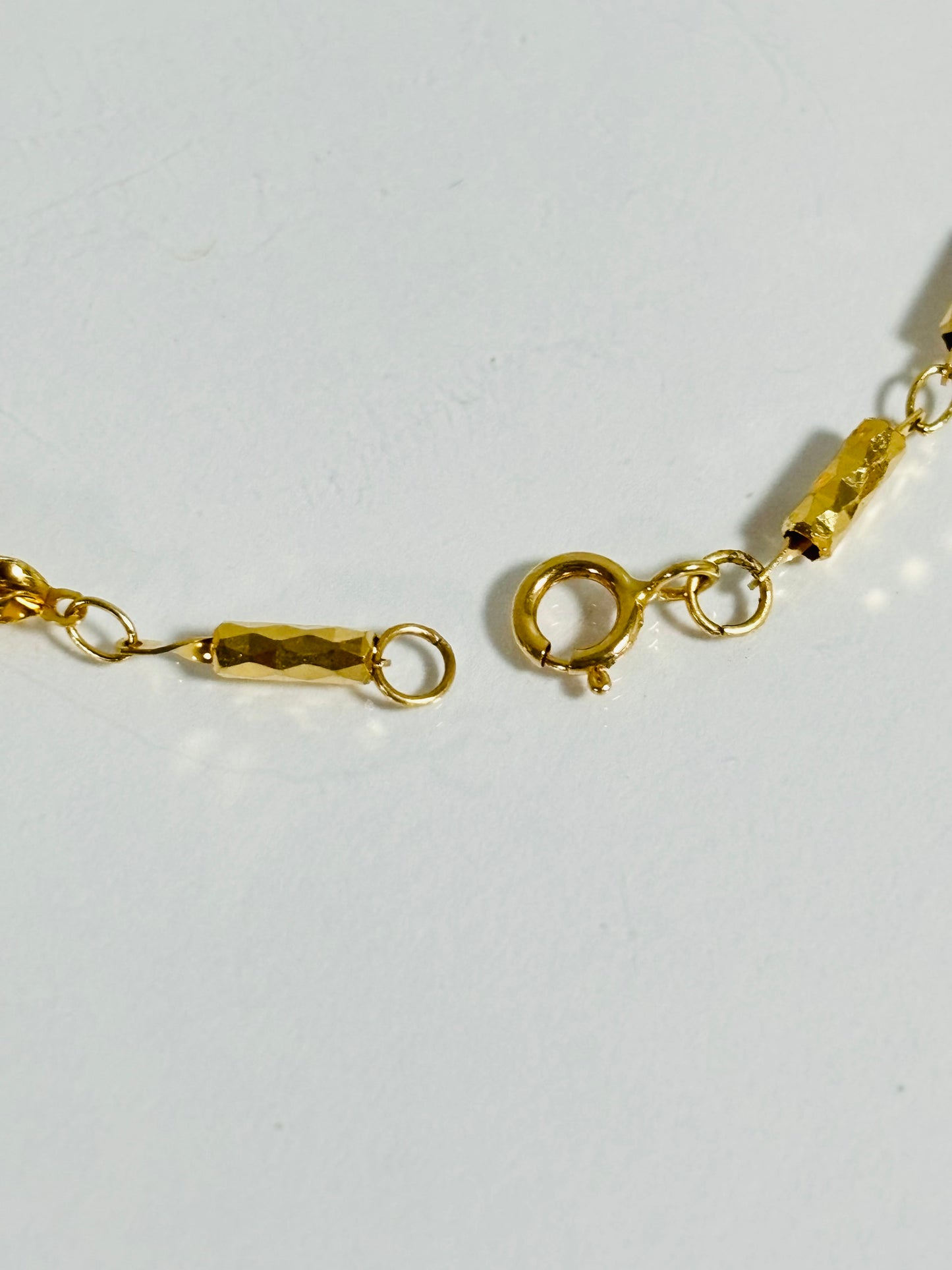 18K Gold Heart and Star Bracelet