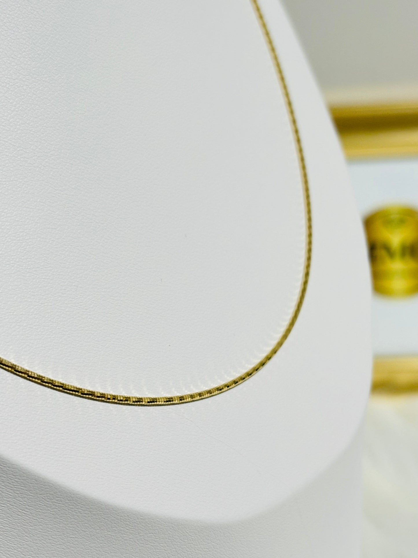 18k Gold Omega Chain
