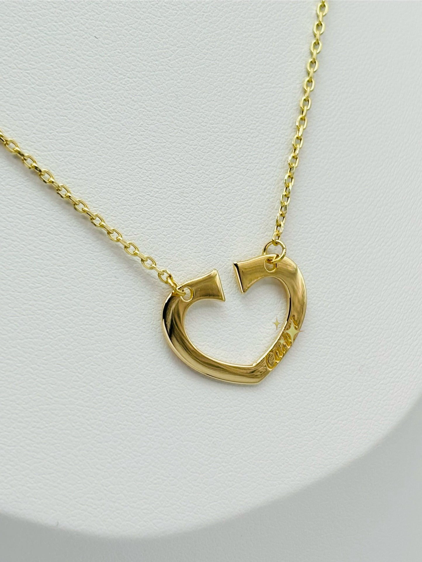 18K Gold Attached Necklace