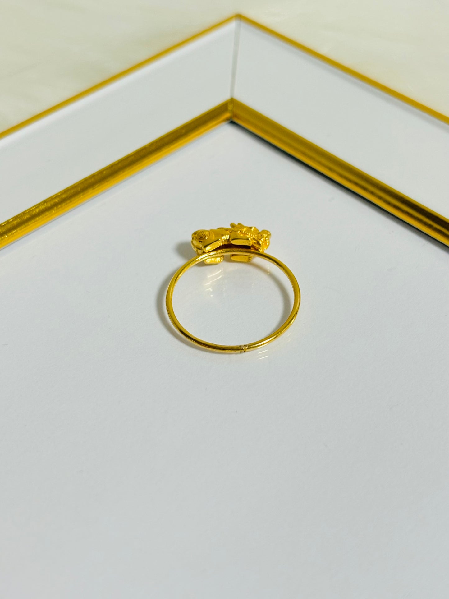 18K Gold Piyao/Pi Xiu Ring