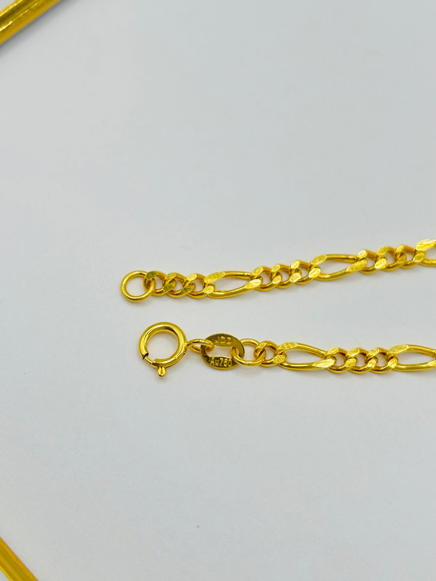 18K Gold Figaro Bracelet