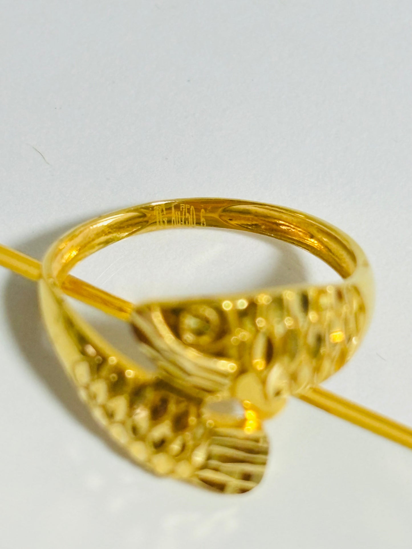 18K Gold Arrowana Fish Ring