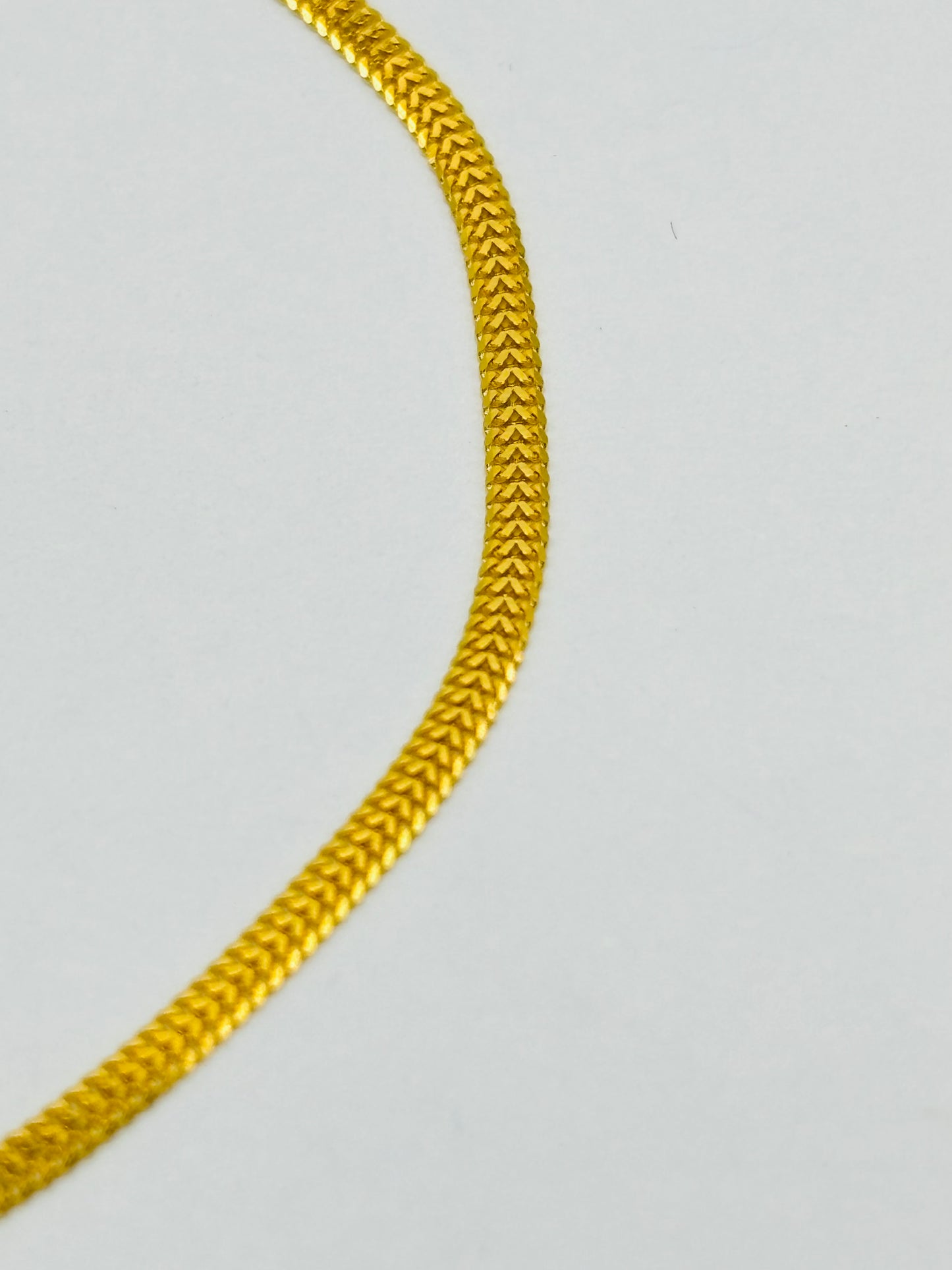 18K Gold Flat Bracelet