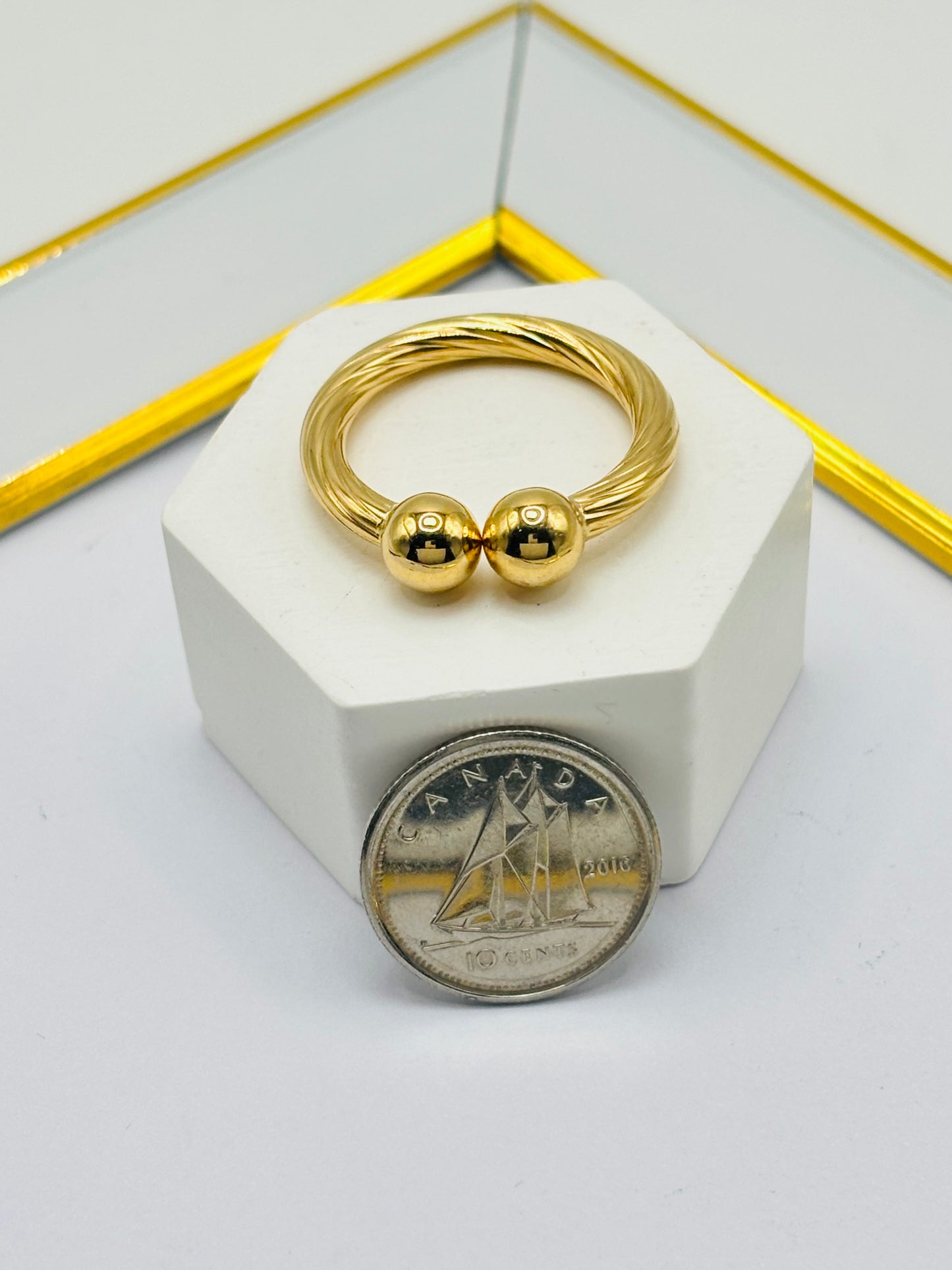 K18 Japan CH Ring