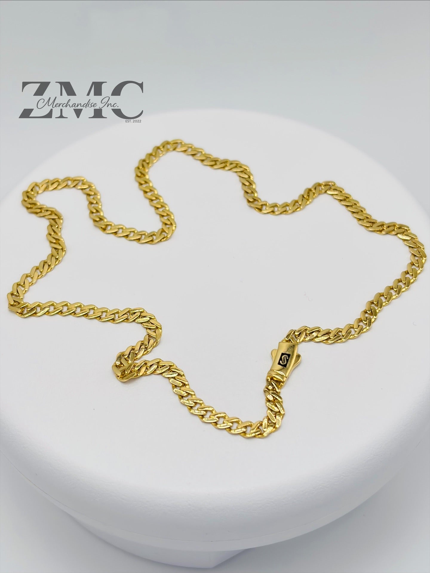 18K Gold M Chain/Necklace