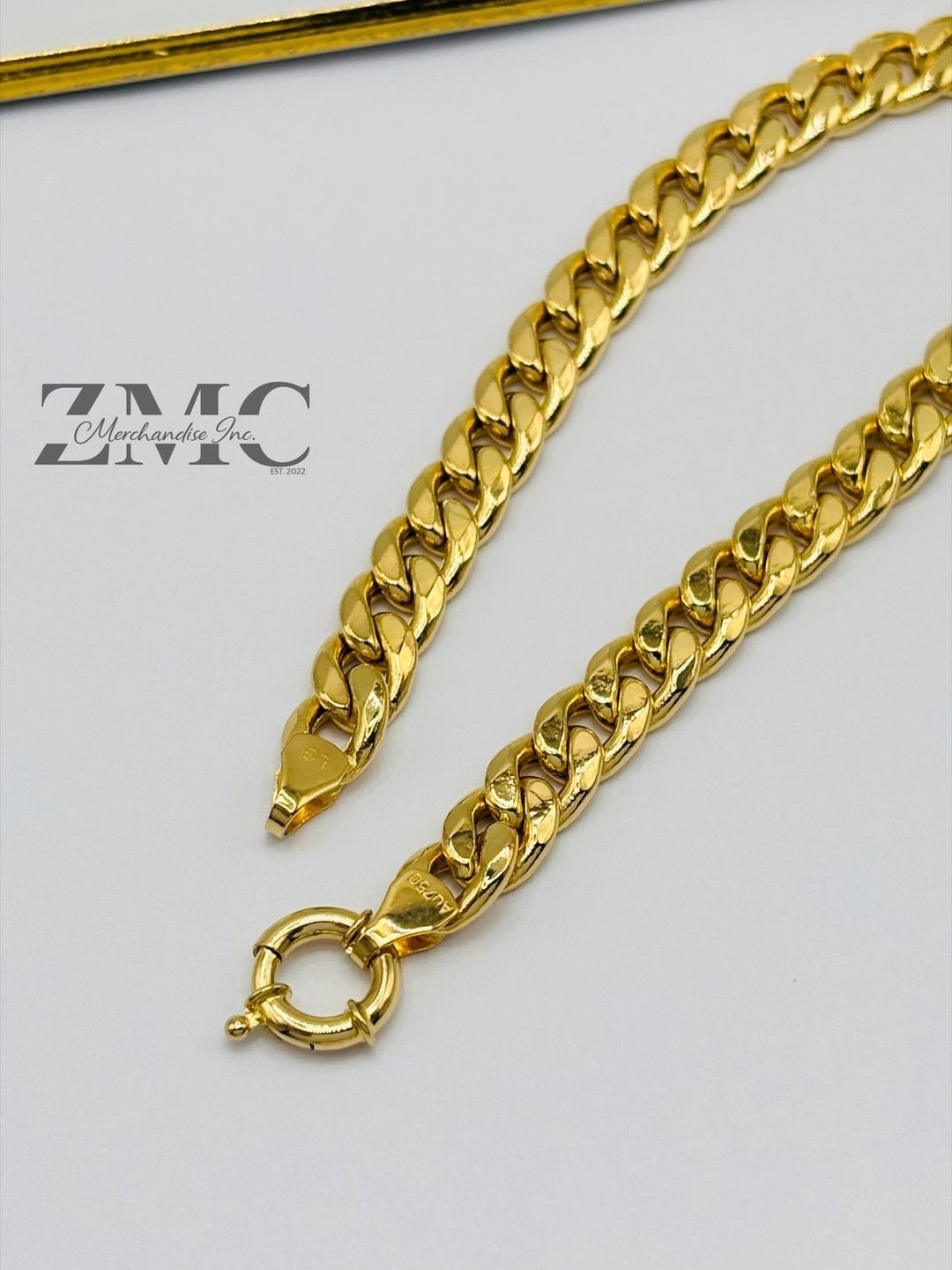 18K Gold Curb Bracelet
