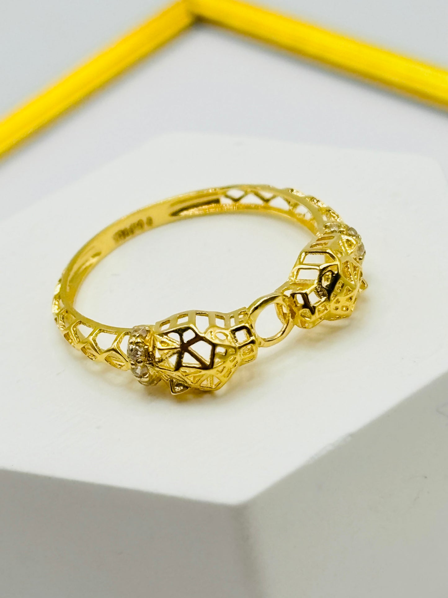 18K Gold Panther Ring
