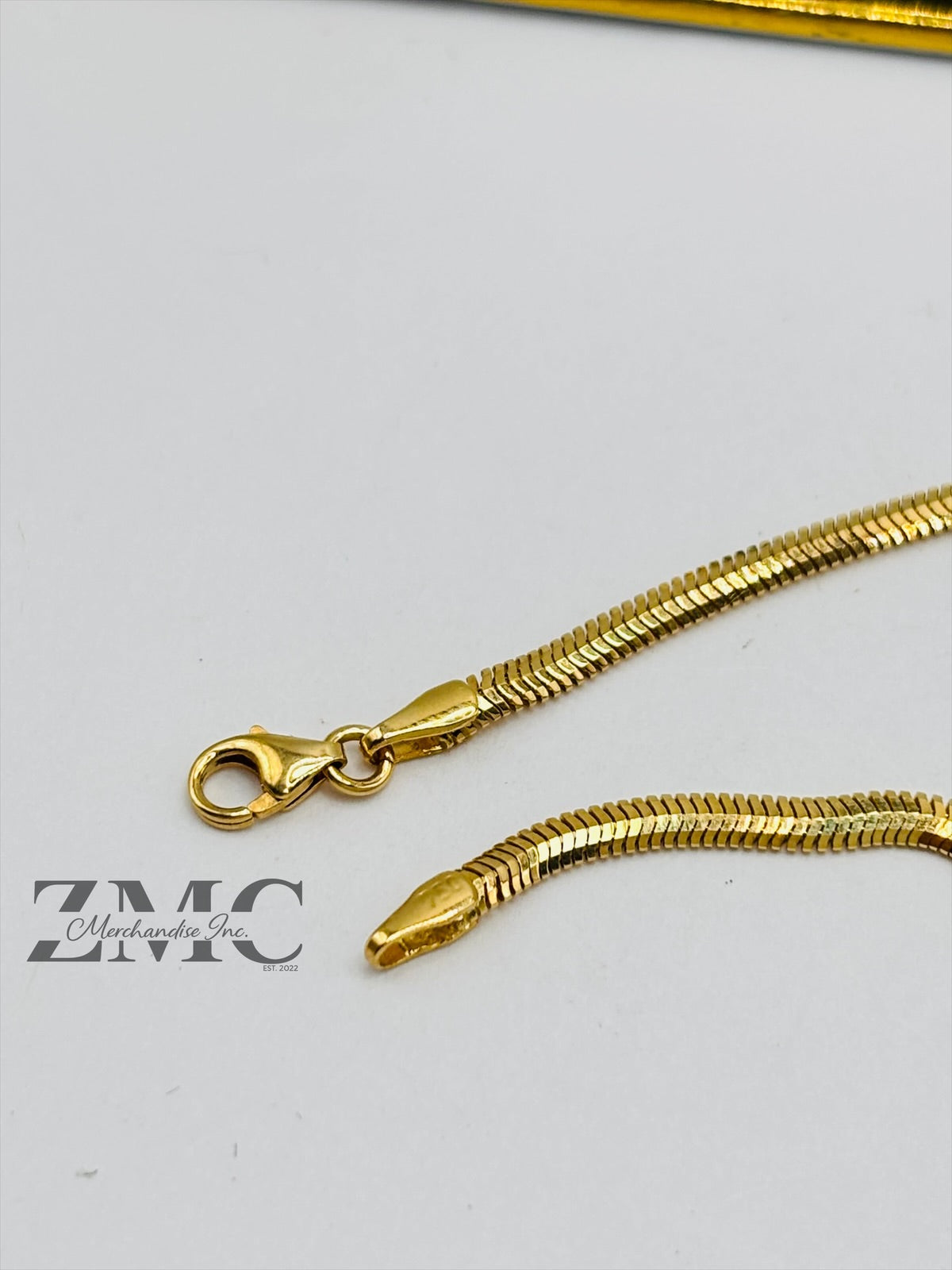 18K Gold Herringbone Bracelet