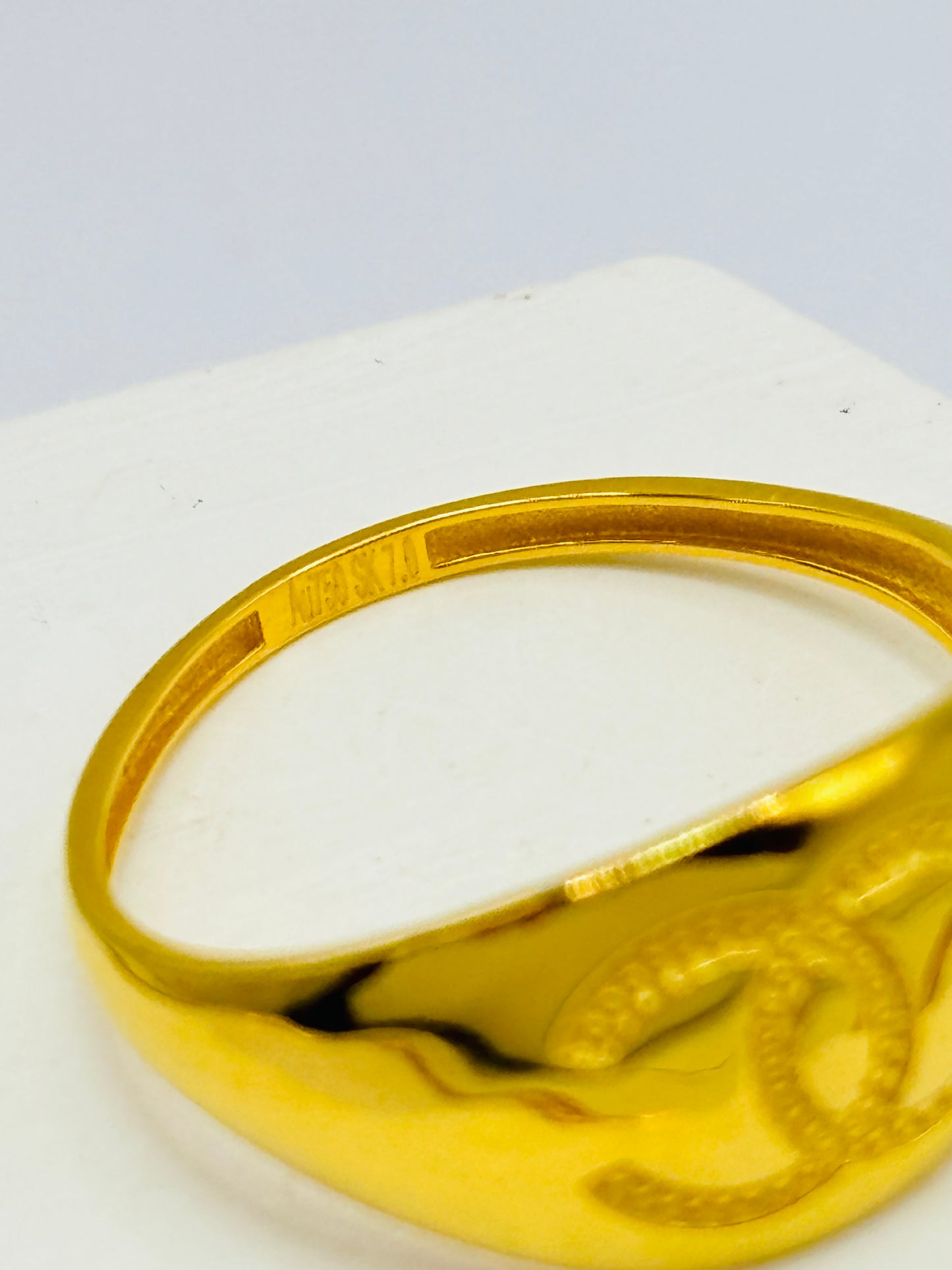 18K Gold Medium Dome Ring
