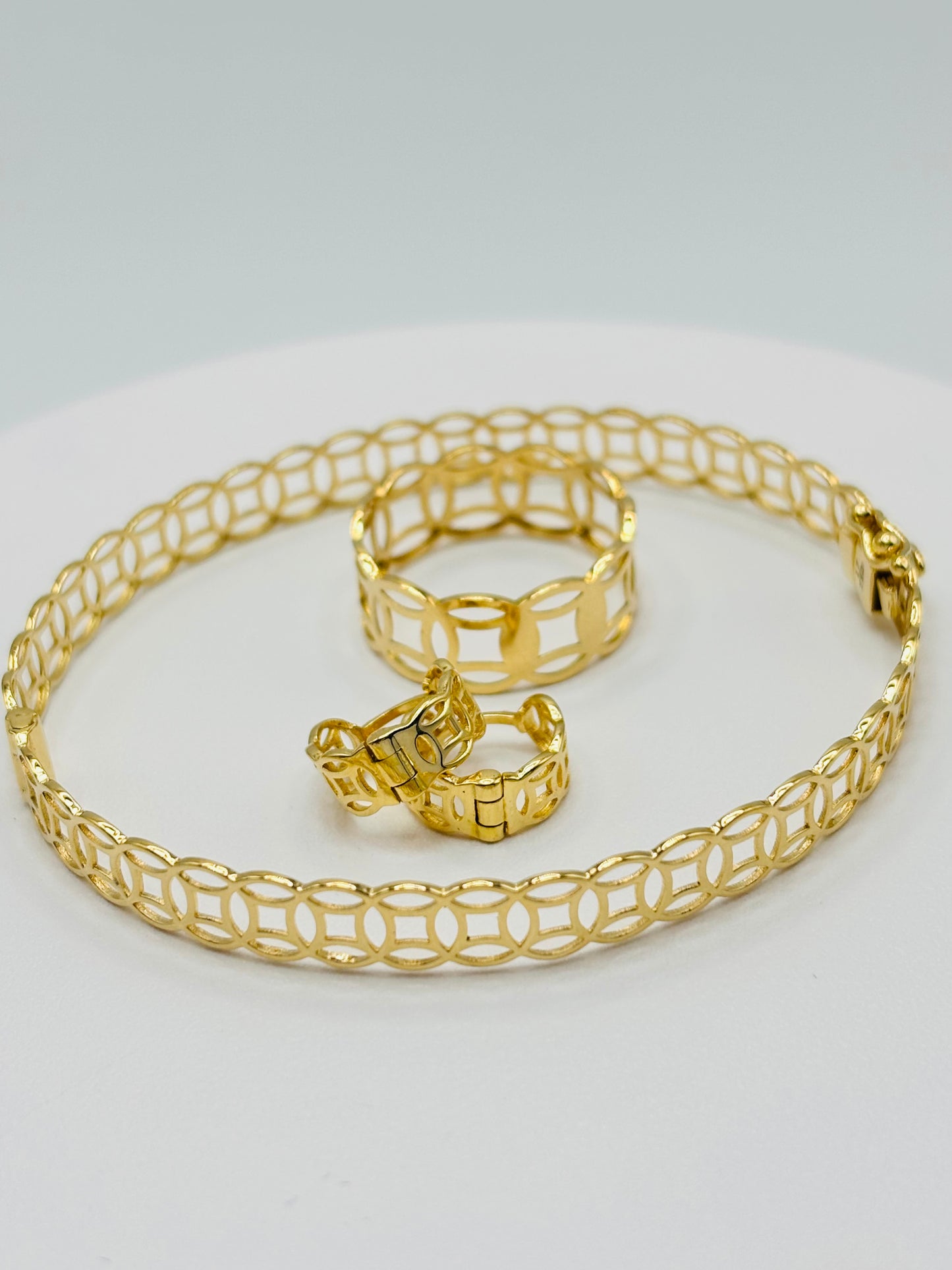 18K Gold Money Catcher Set