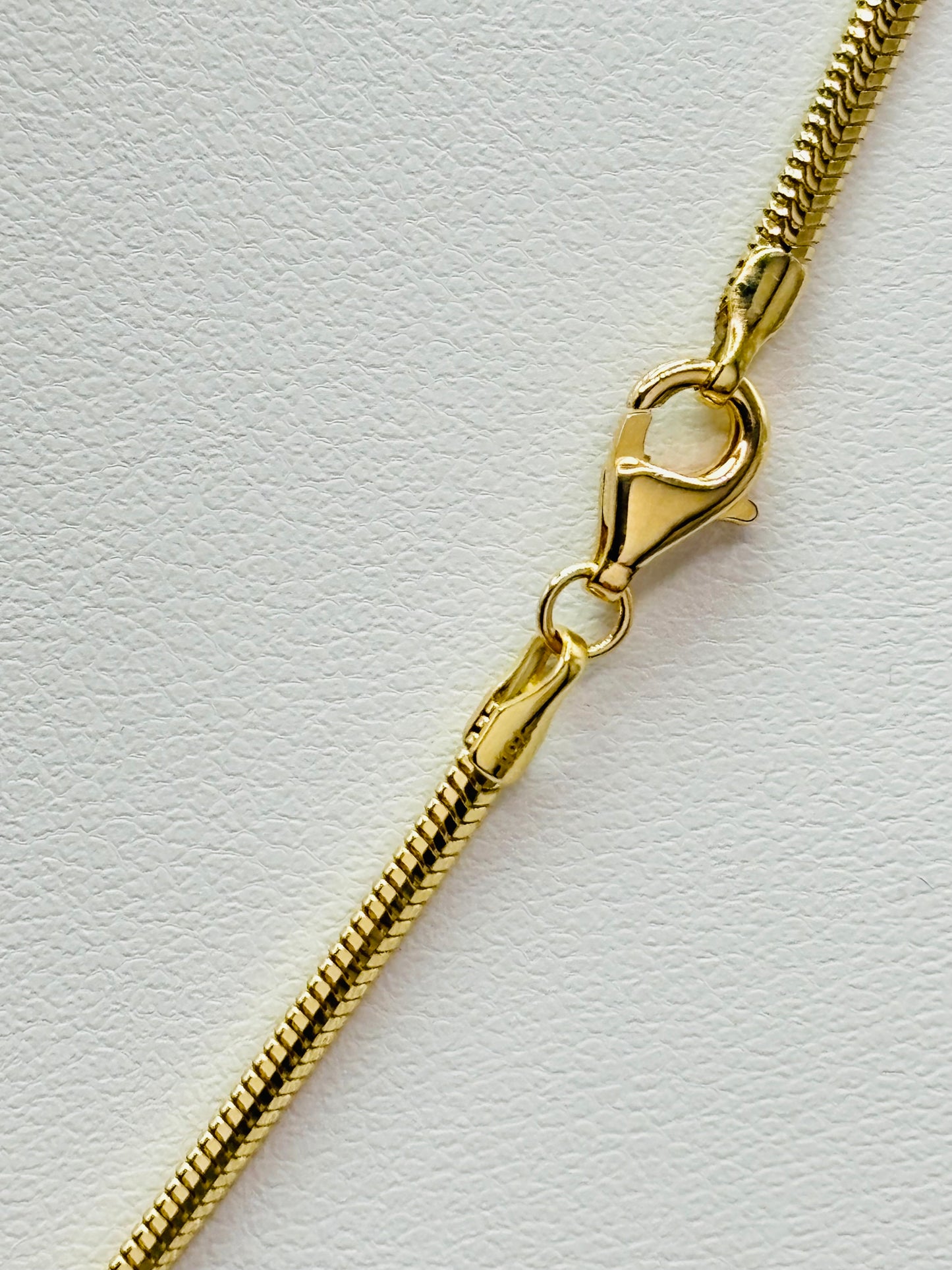 18K Gold Padlock Necklace