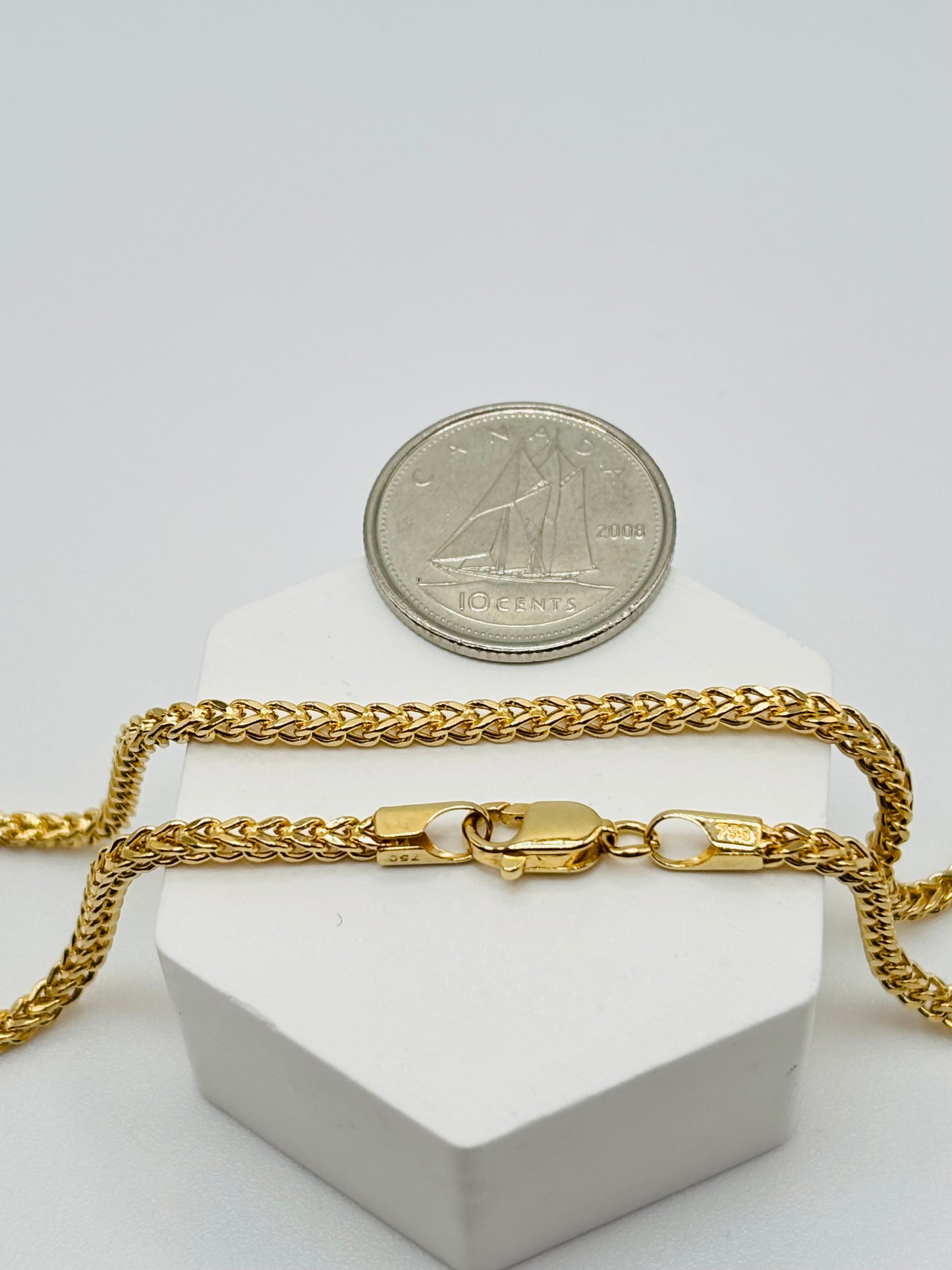 18K Gold Foxtail Chain