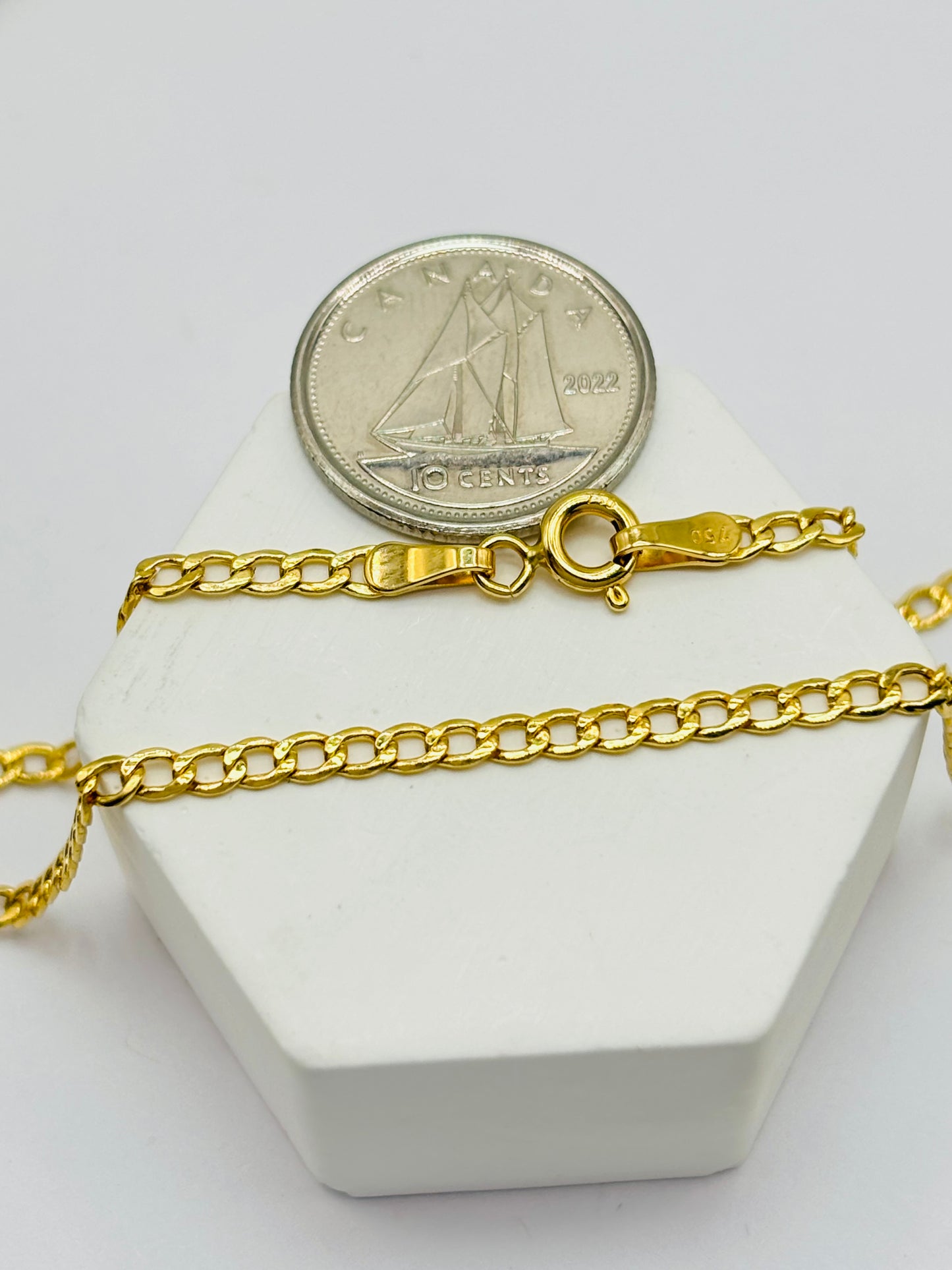 18K Gold Heart Necklace