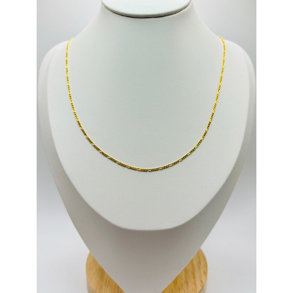 18K Gold Figaro Chain