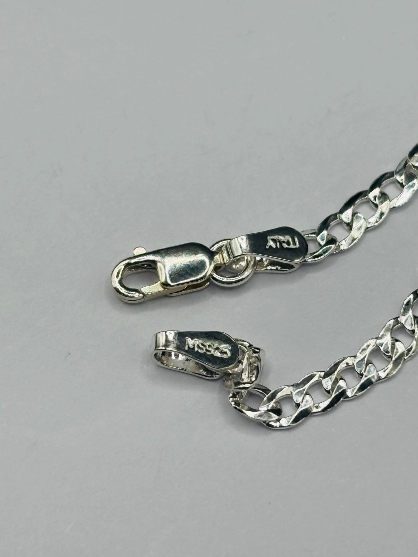 S925 Silver Double Name Kids Bracelet