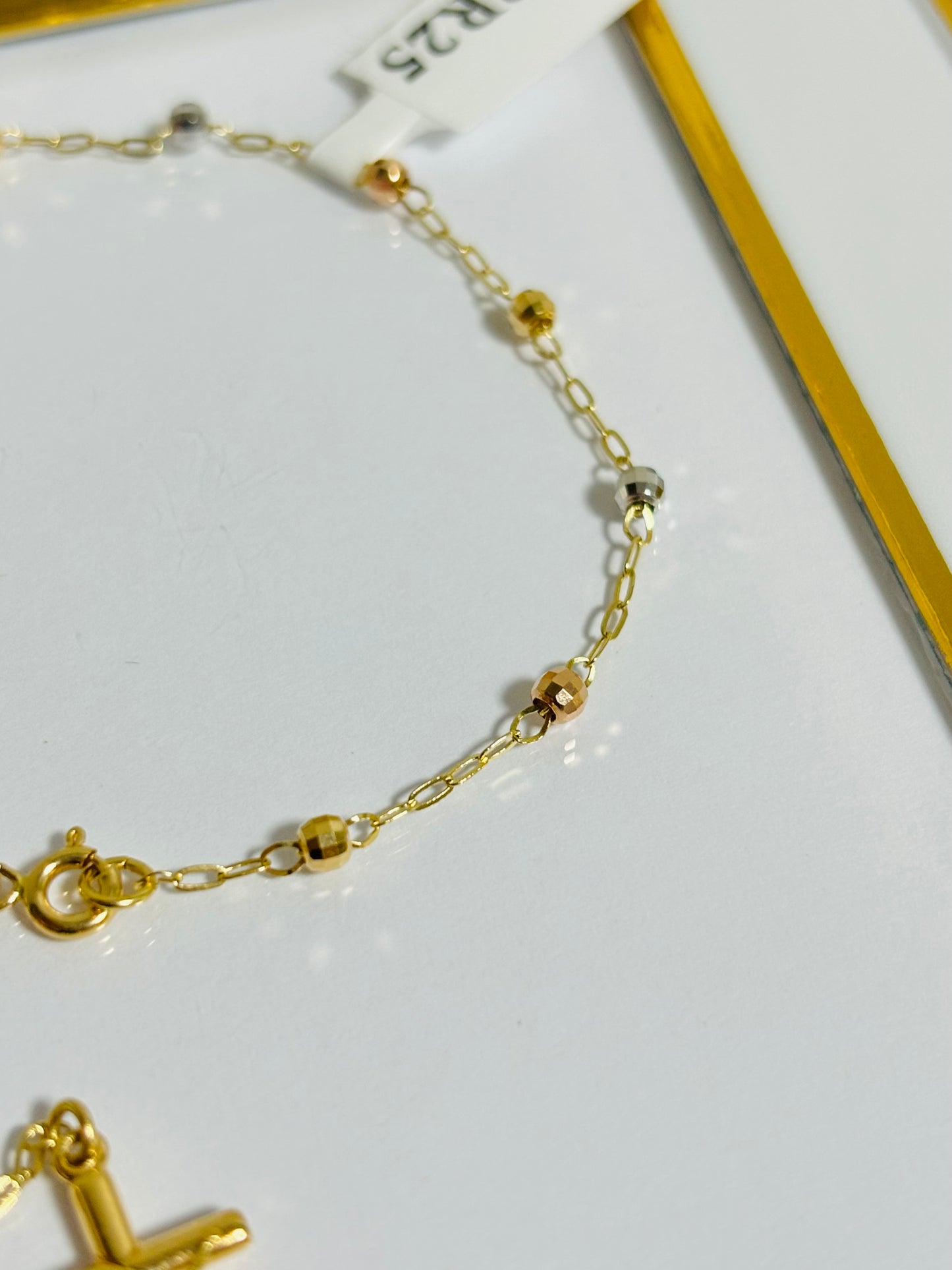 18K Gold Rosary Bracelet