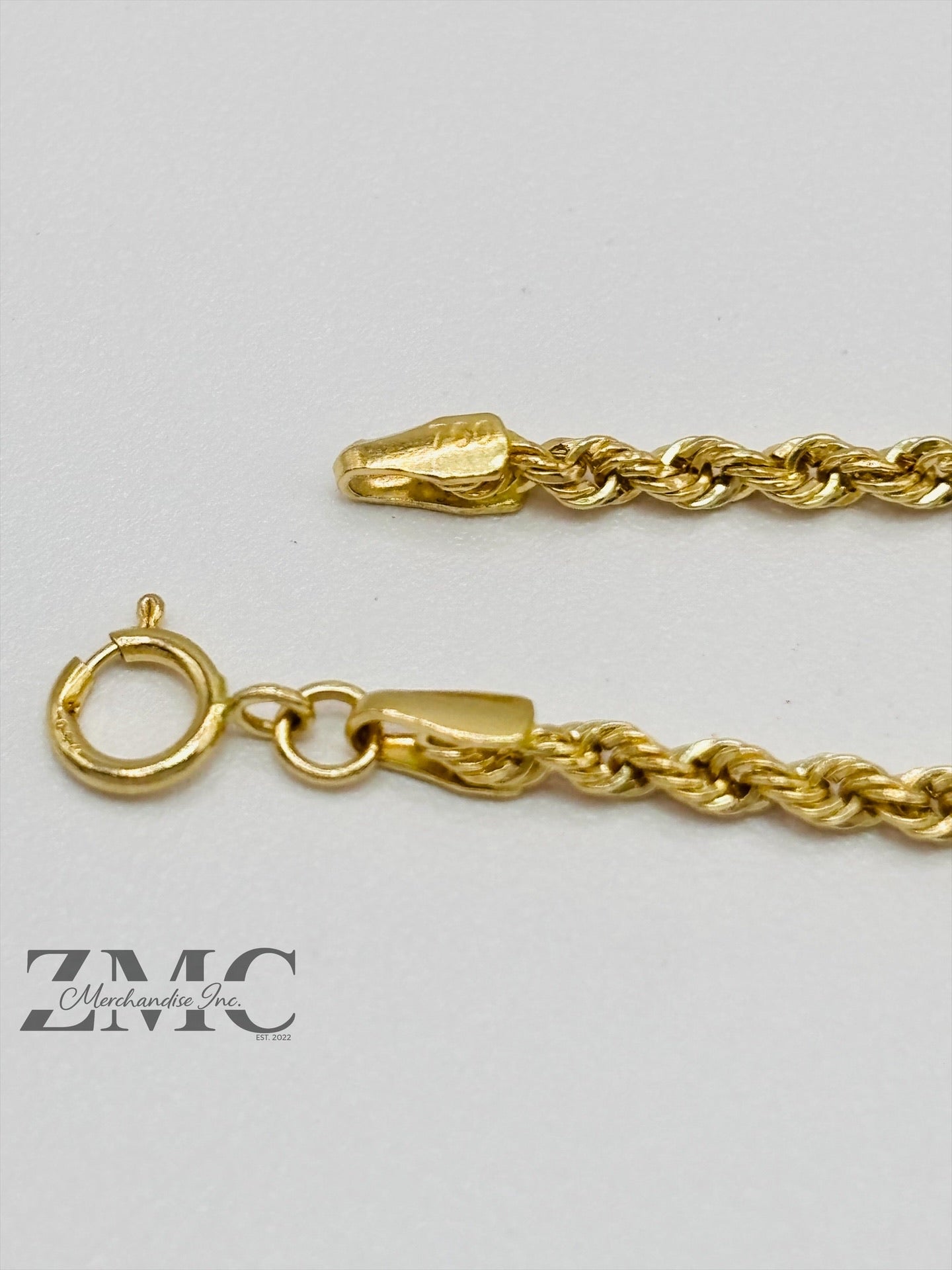 18K Gold Rope Bracelet