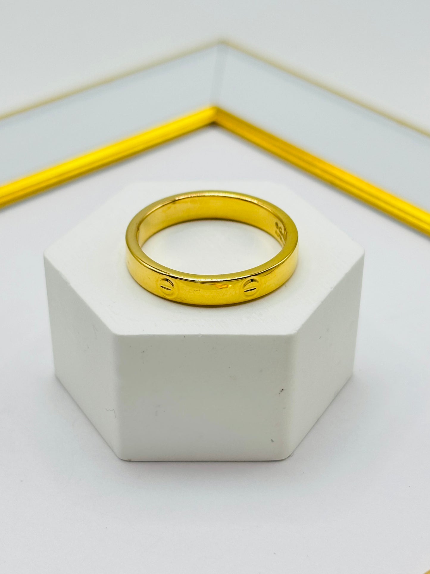 18K Gold Couple Ring