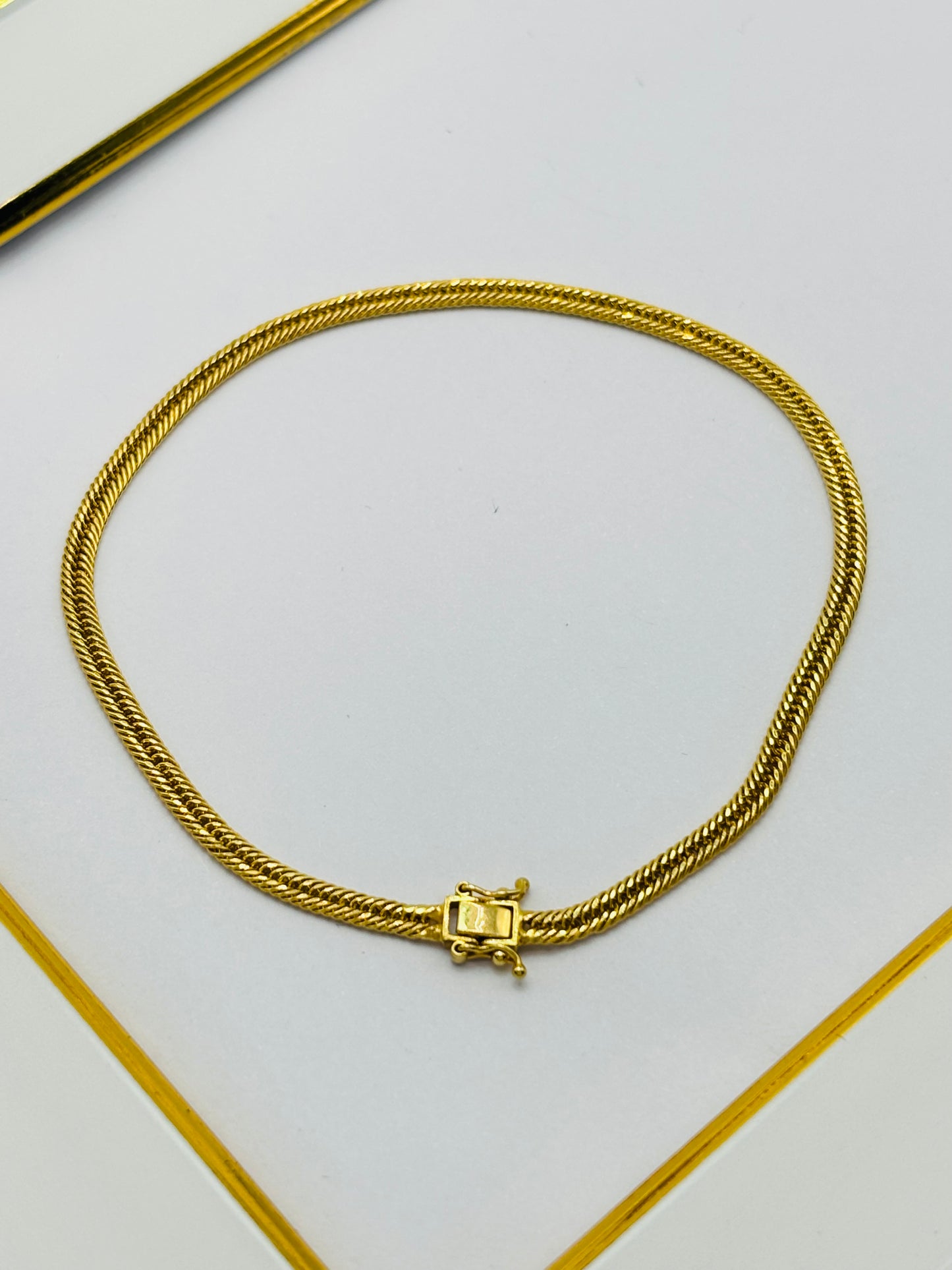 K18 Japan Gold Triple Lock 2.8mm
