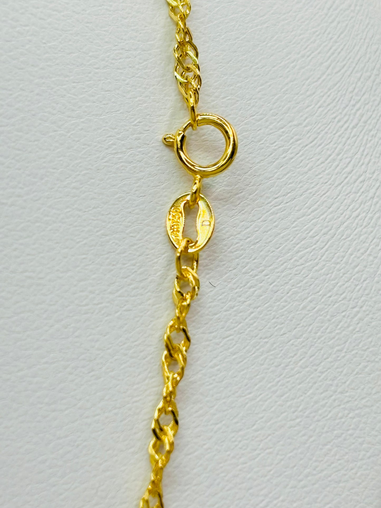 18K Gold Twisted Chain