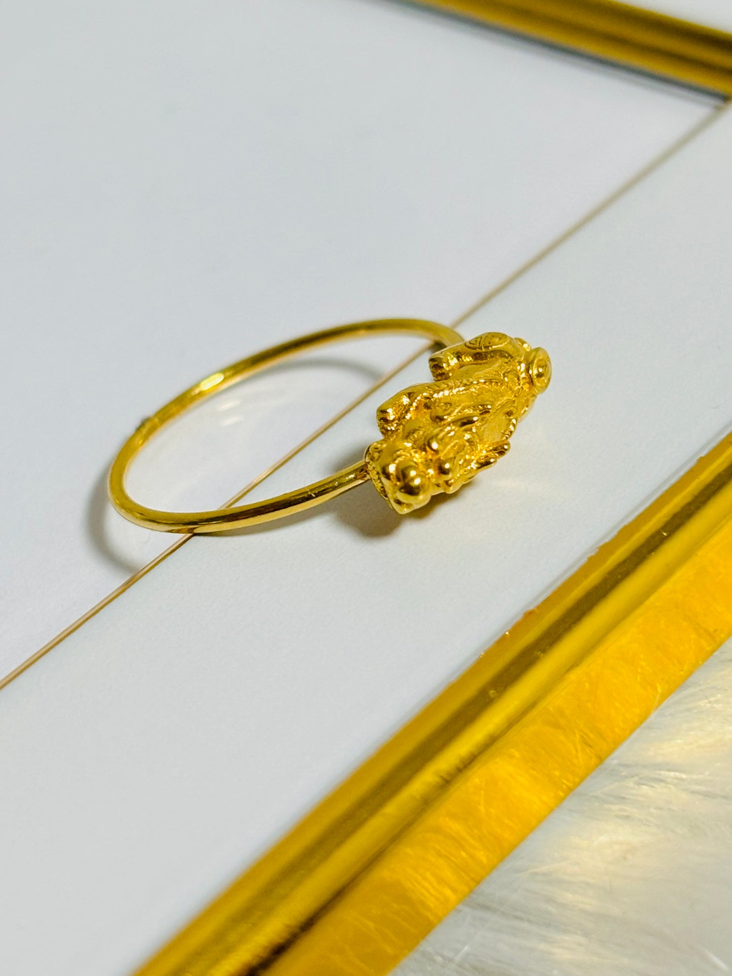 18K Gold Piyao/Pi Xiu Ring