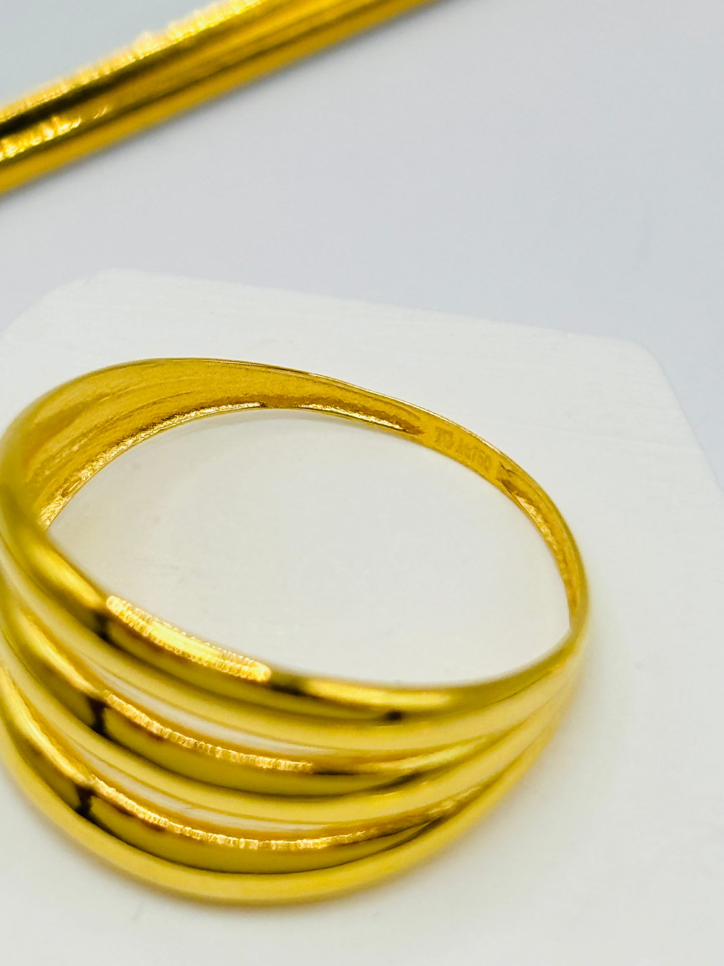 18K Gold 3 Layer Ring