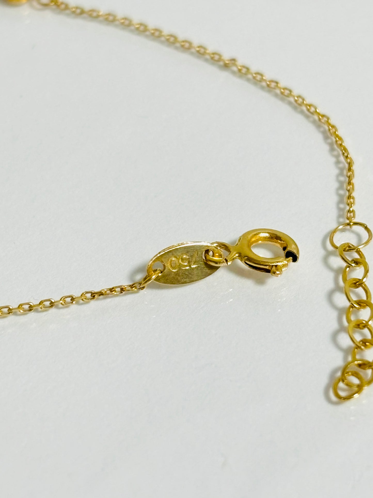 18K Gold Double Circle Bracelet