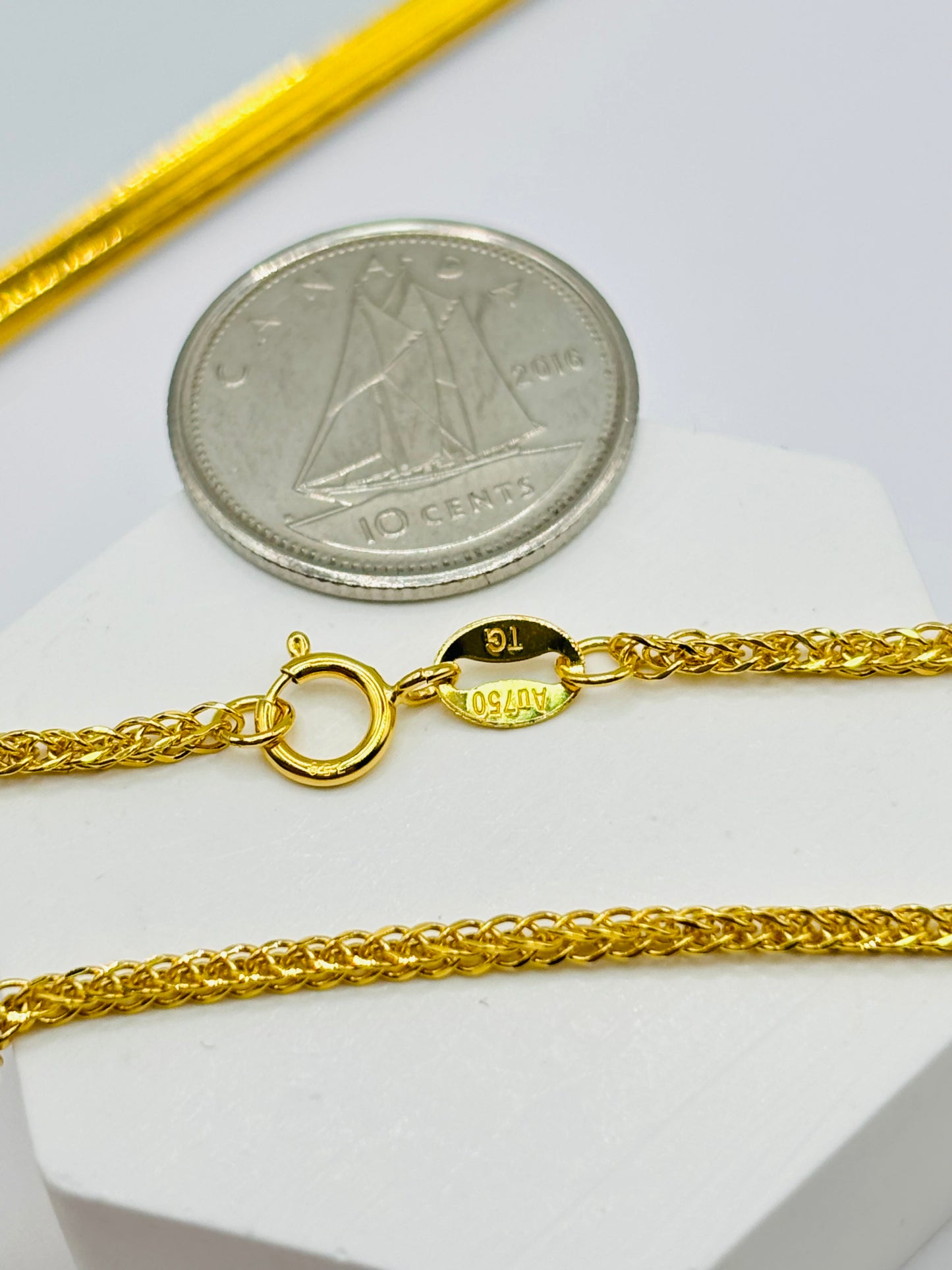 18K Gold Foxtail Chain
